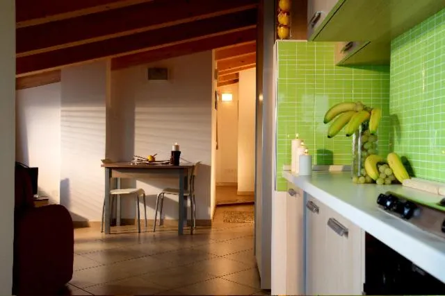Kitchen or kitchenette in Residence Ilario Suite Hotel