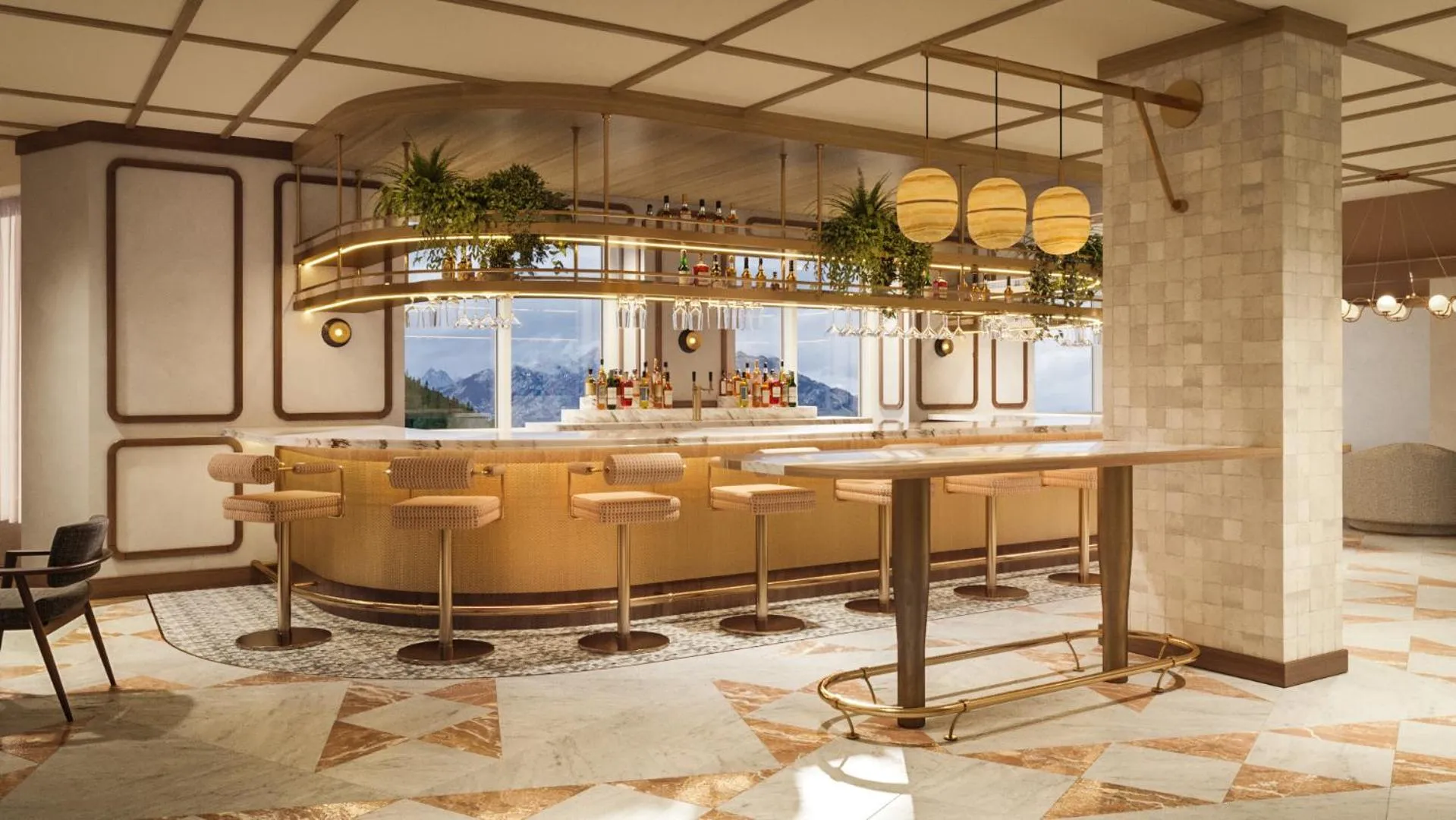 Restaurant/places to eat in Rimrock Banff, Emblems Collection