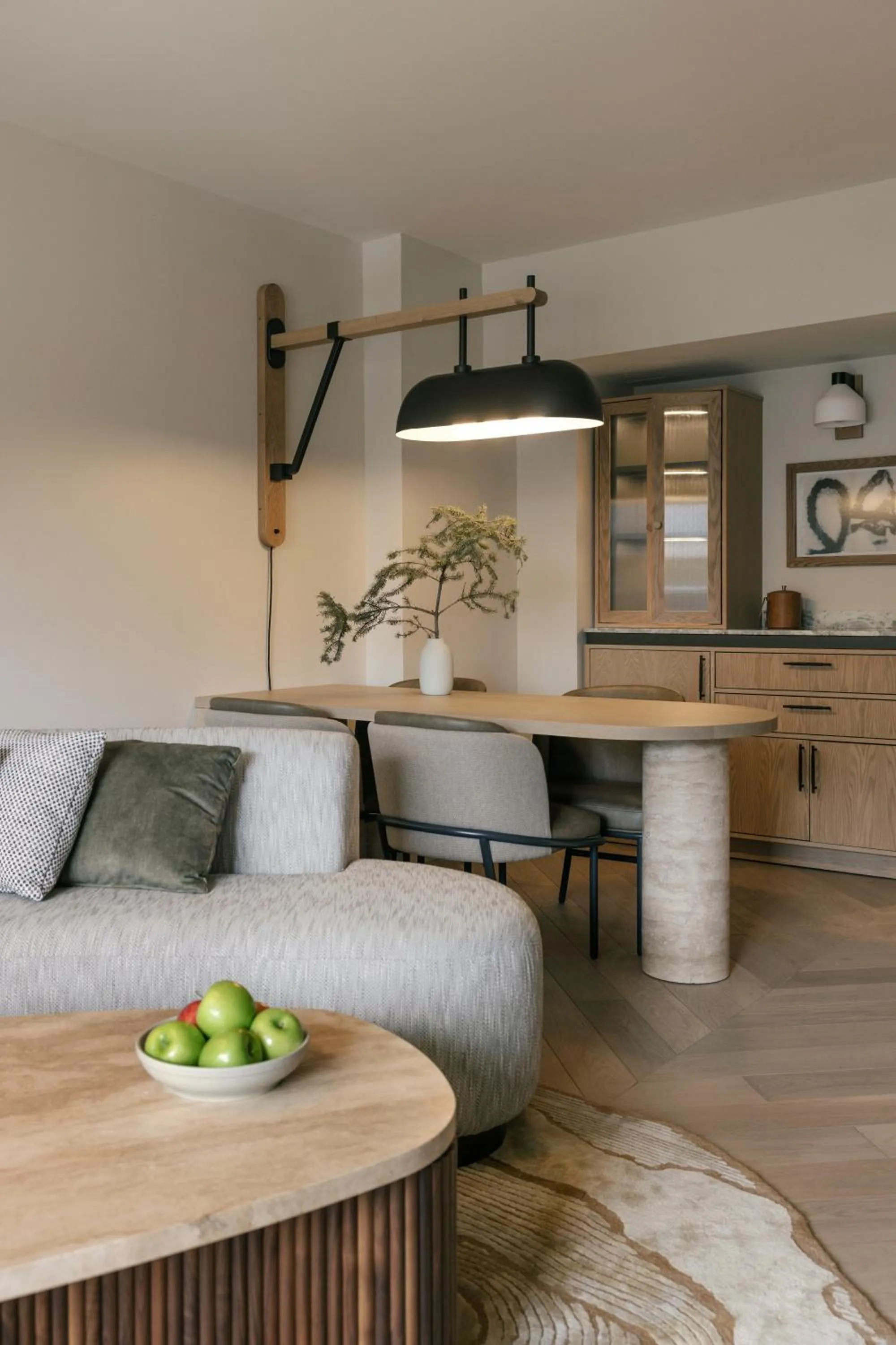 Living room in Rimrock Banff, Emblems Collection