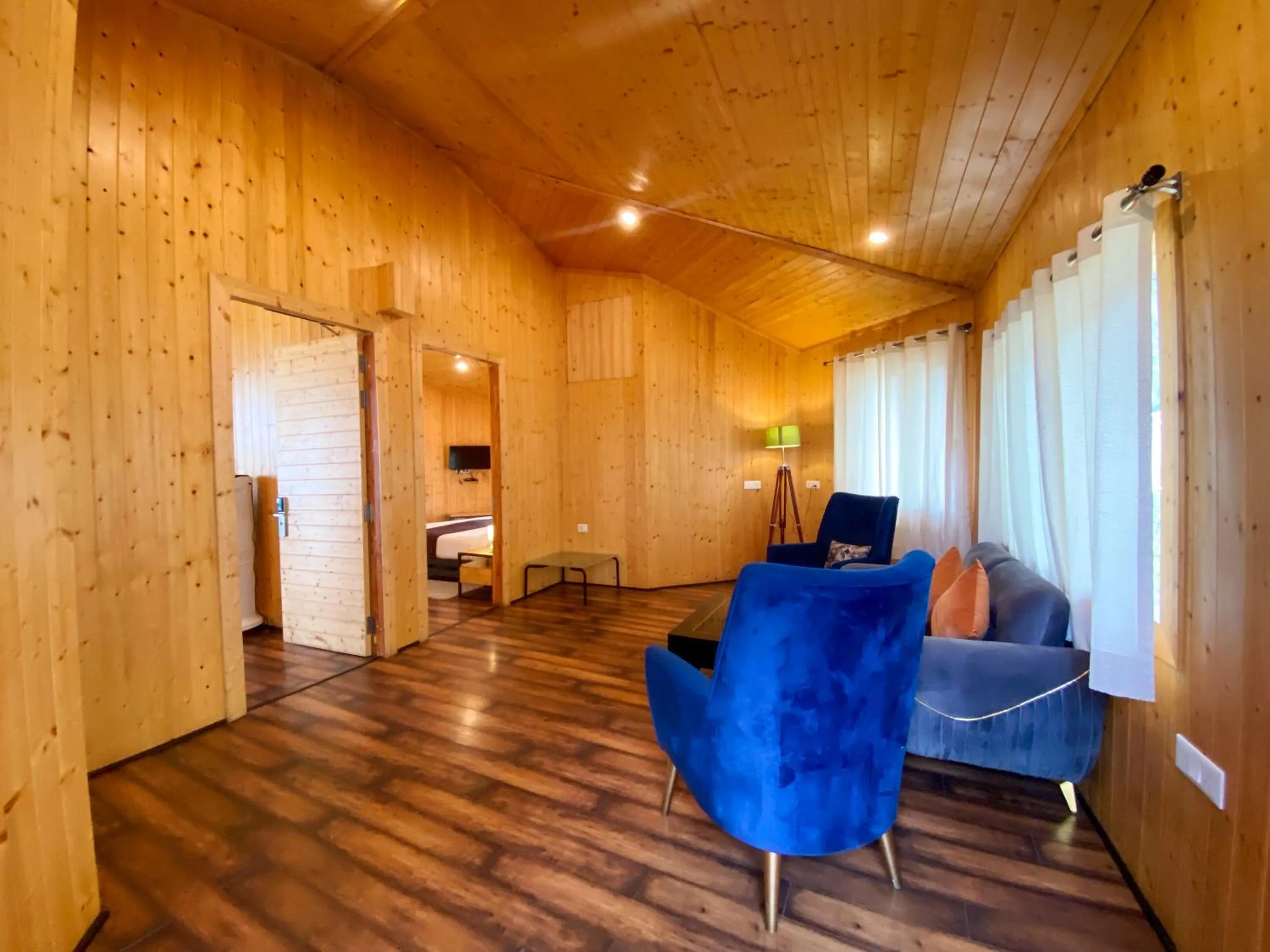 Living room in The Woods Retreat