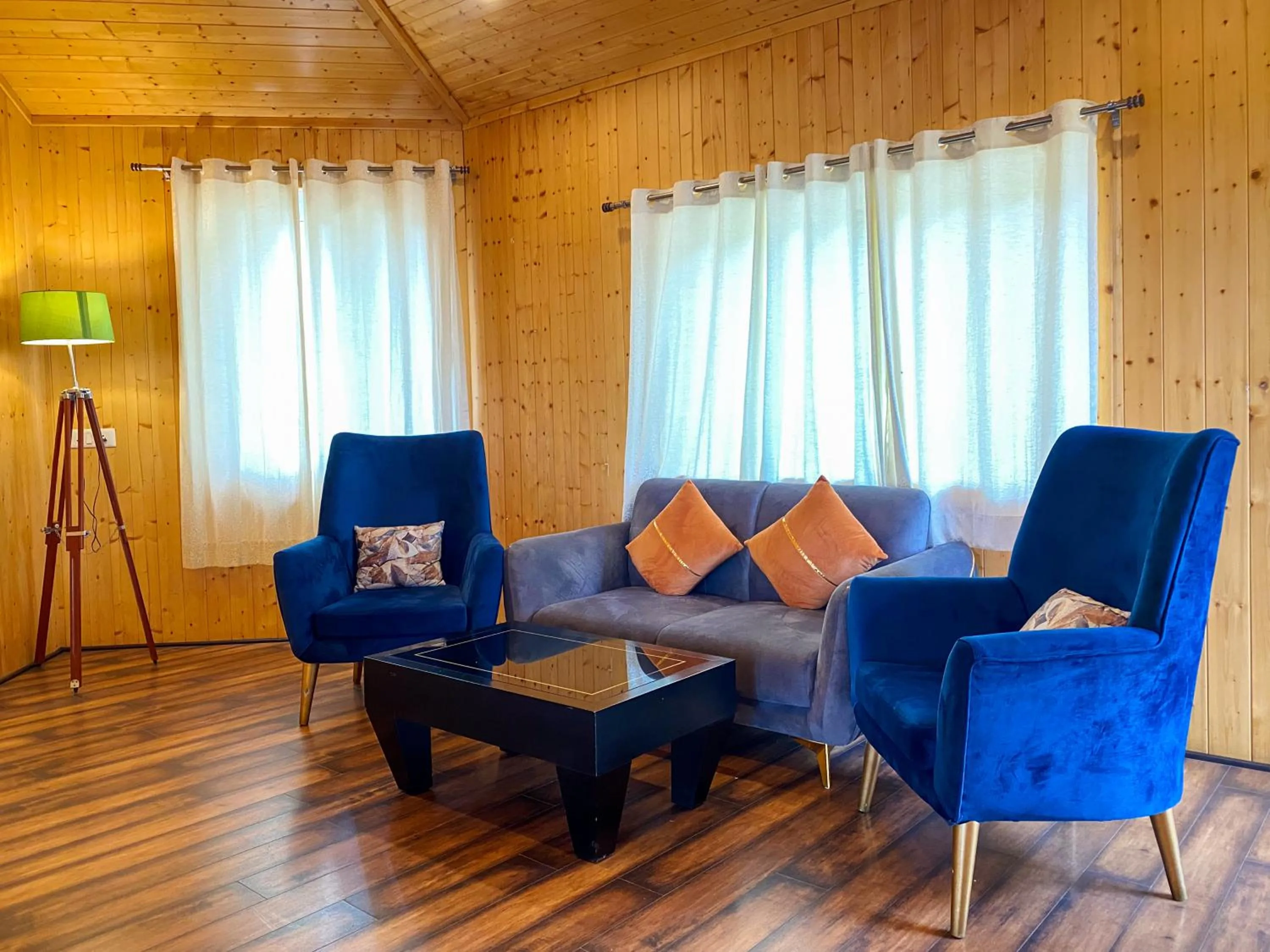 Living room in The Woods Retreat