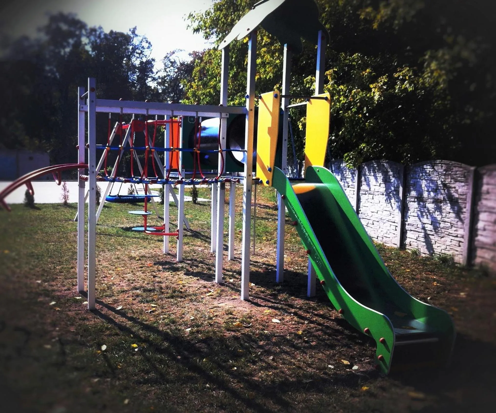 Children play ground in Dworska Elektrownia