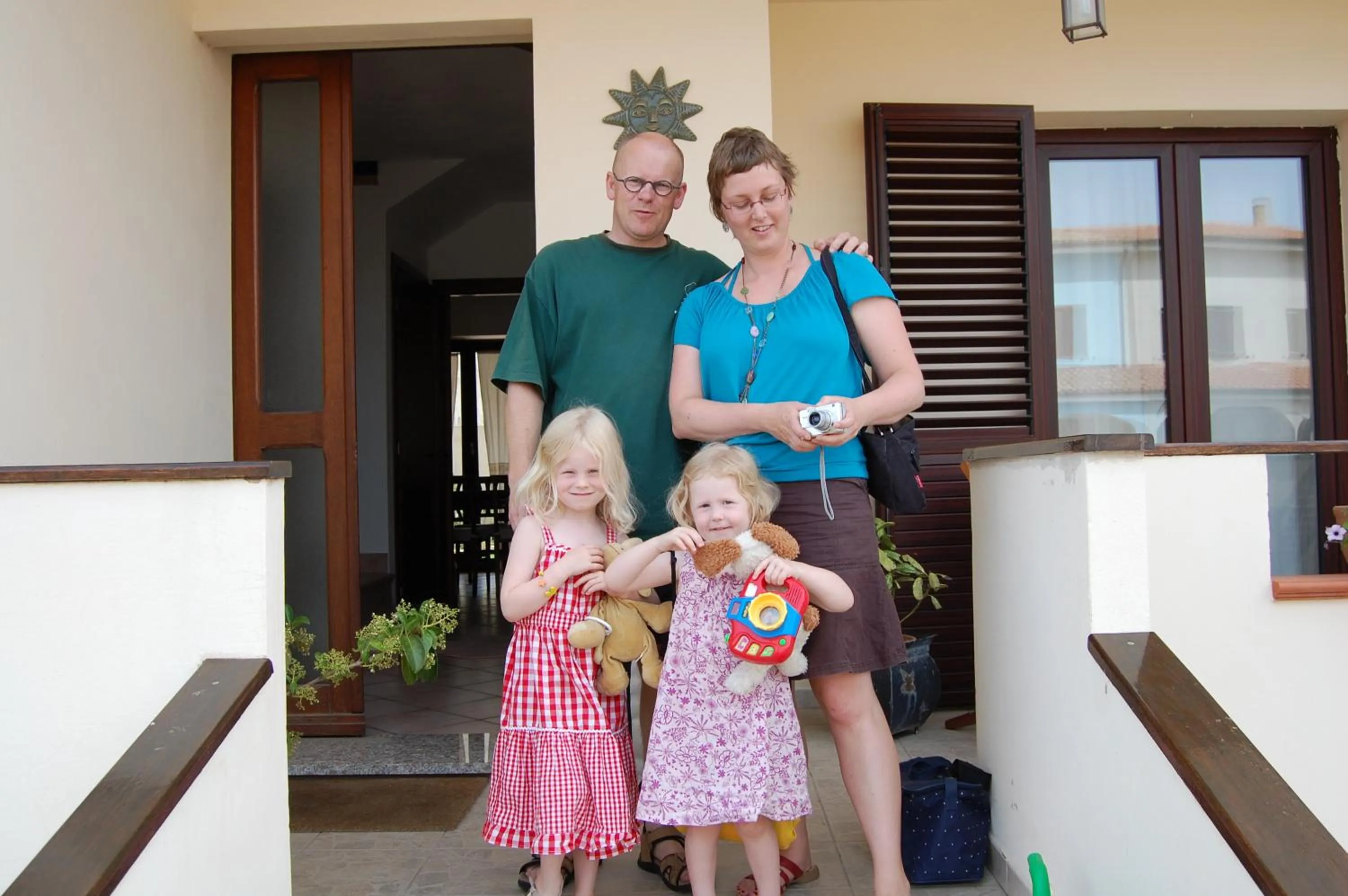 group of guests in I Ginepri B&B