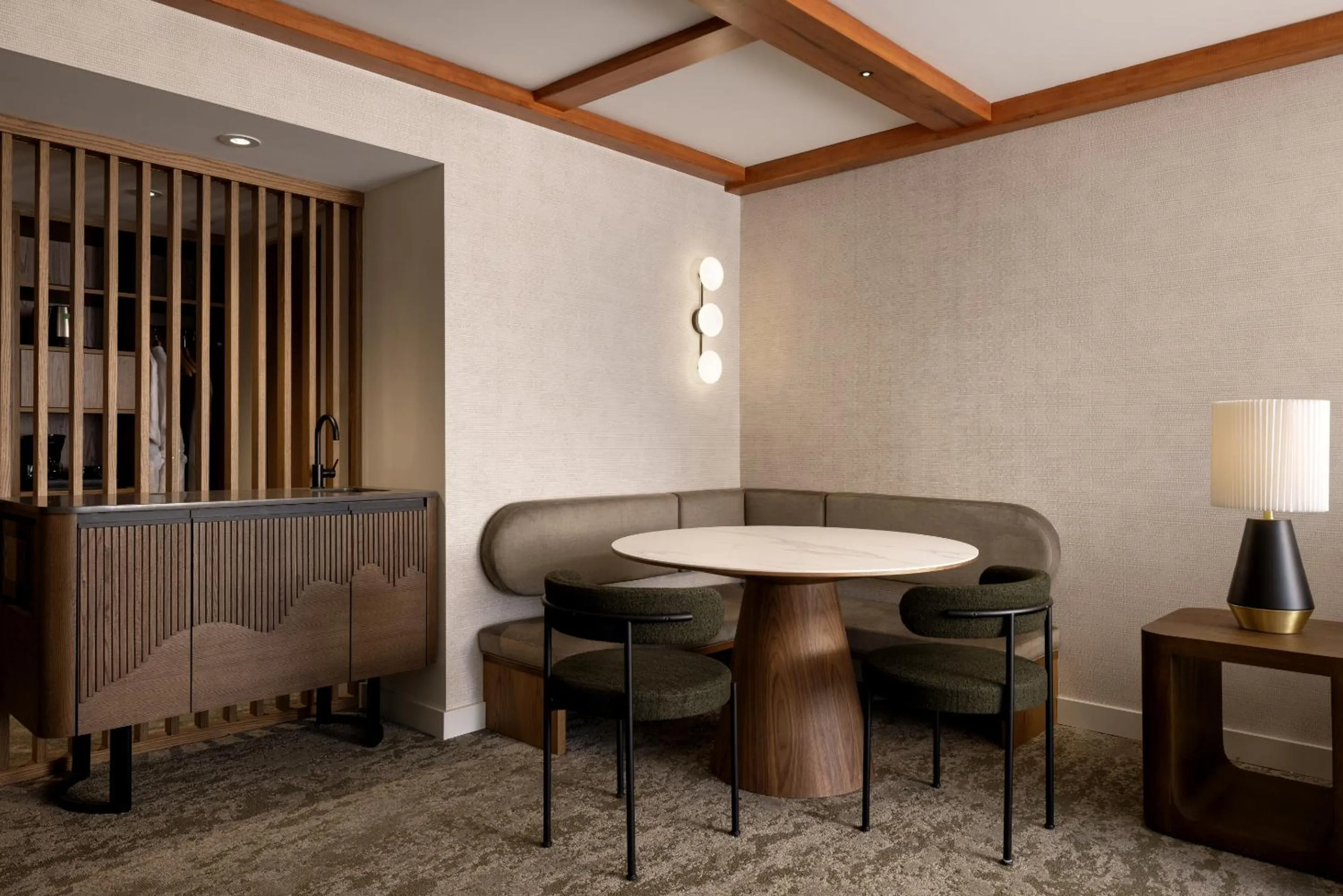 Living room in Banff Park Lodge