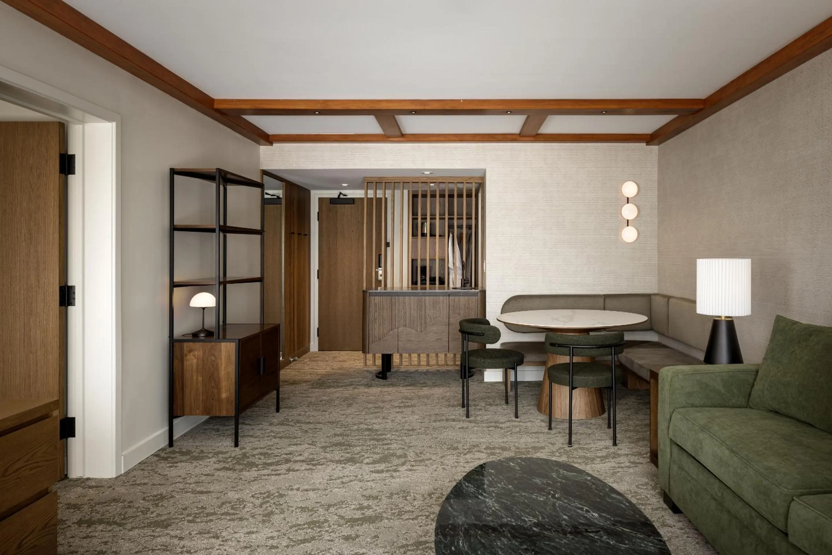 Living room in Banff Park Lodge