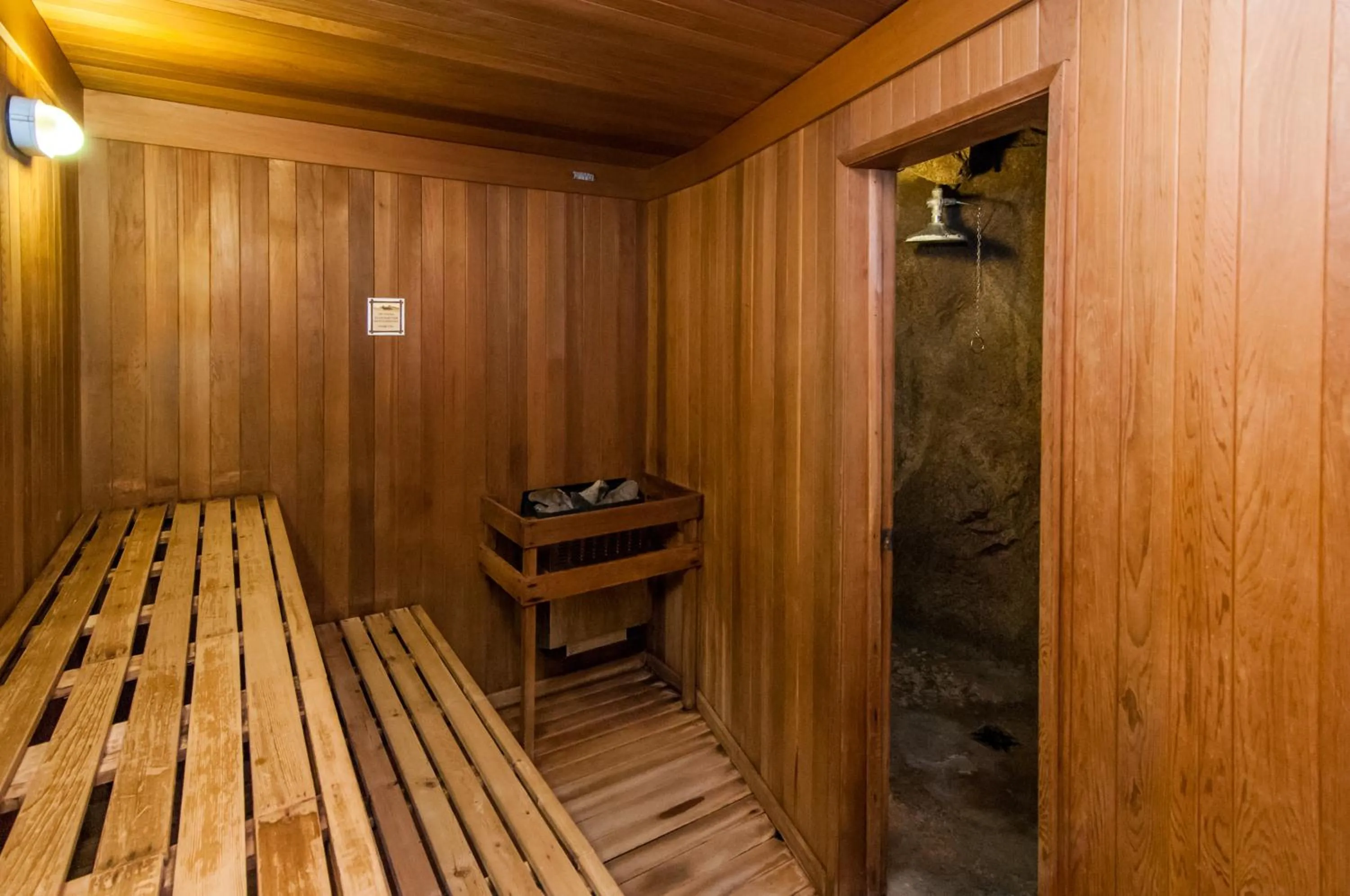 Sauna in Fox Hotel and Suites