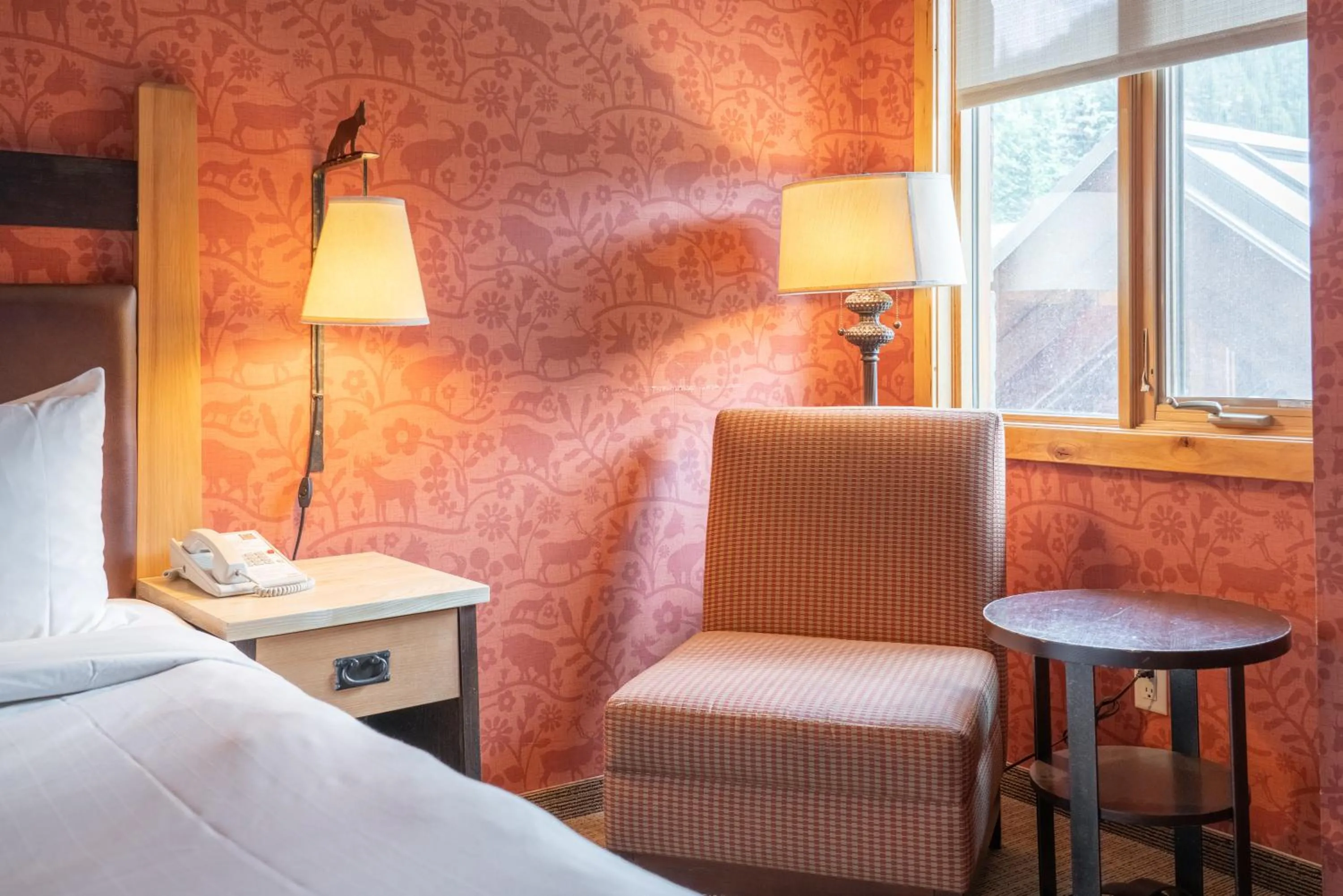 Decorative detail, Bed in Fox Hotel and Suites