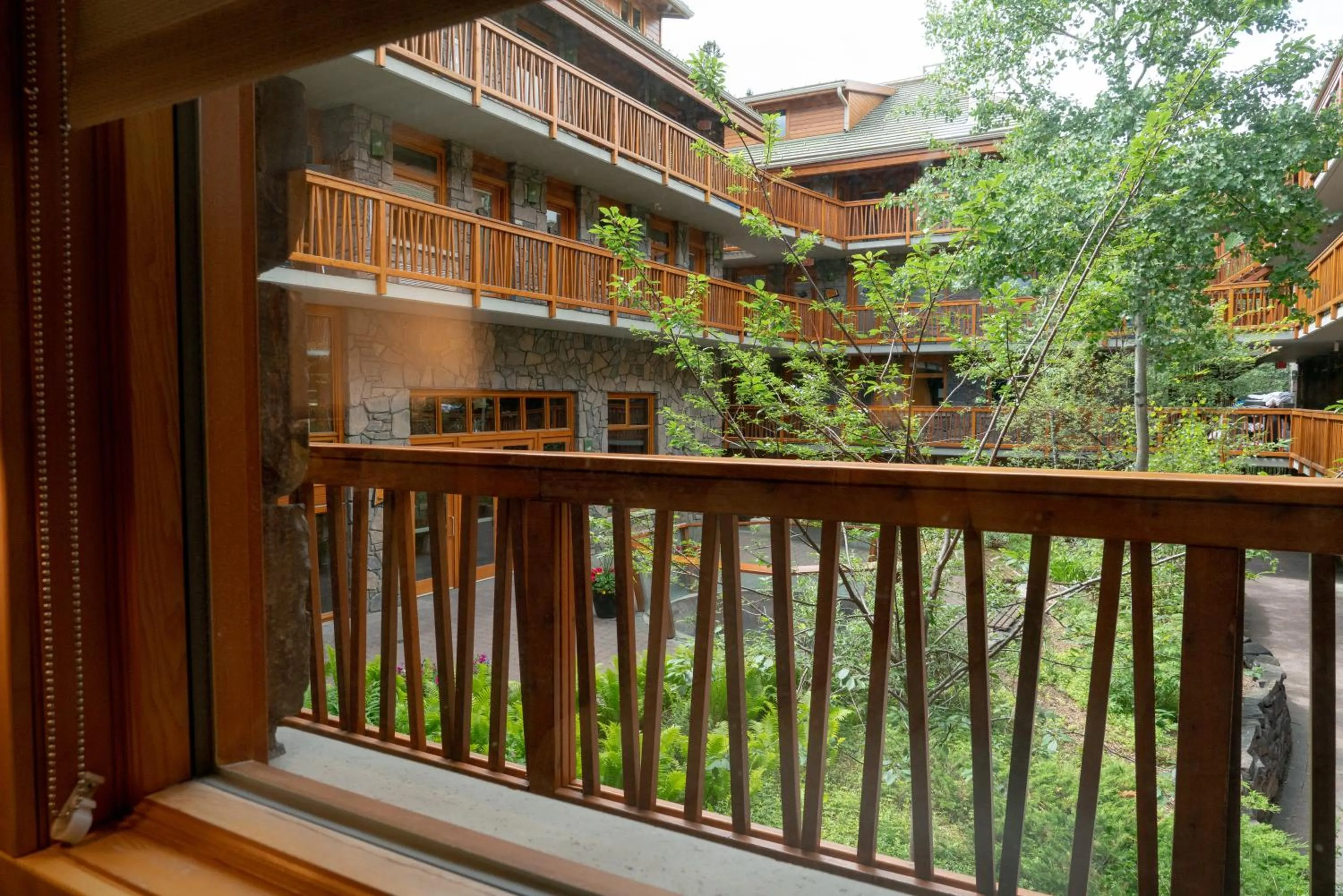 Inner courtyard view in Fox Hotel and Suites