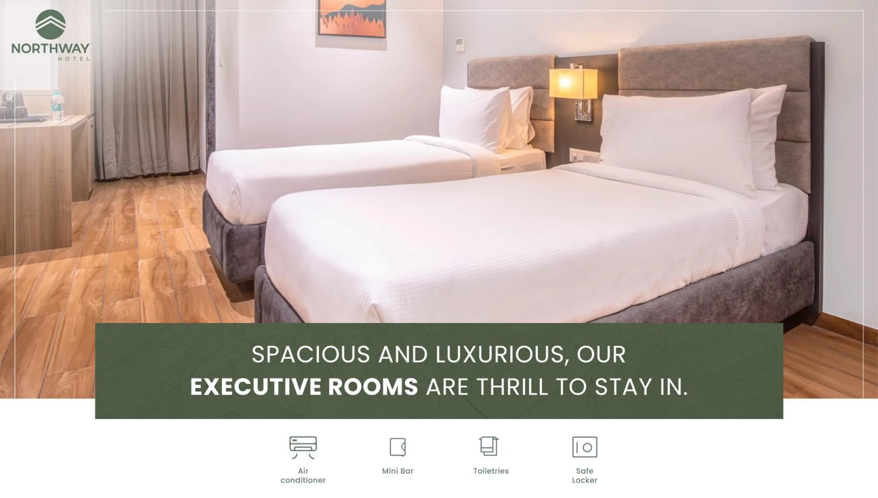 Bed in Northway Hotel