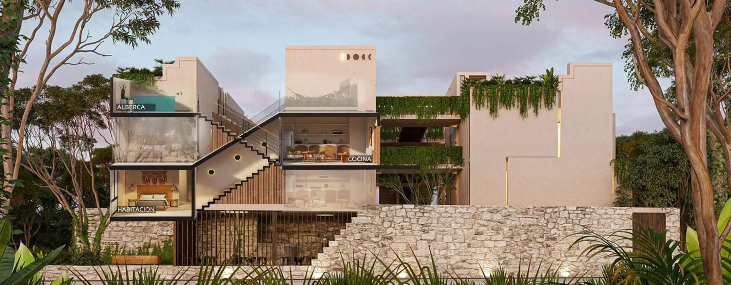 Property building in Eterna Tulum