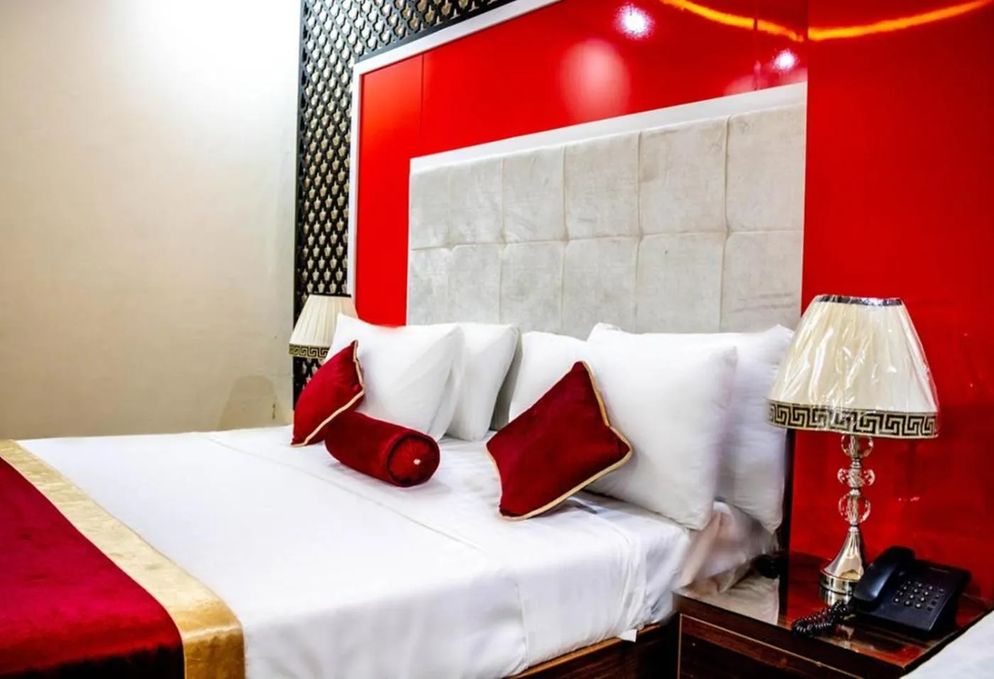 Photo of the whole room, Bed in Rose Palace Hotel, Gulberg