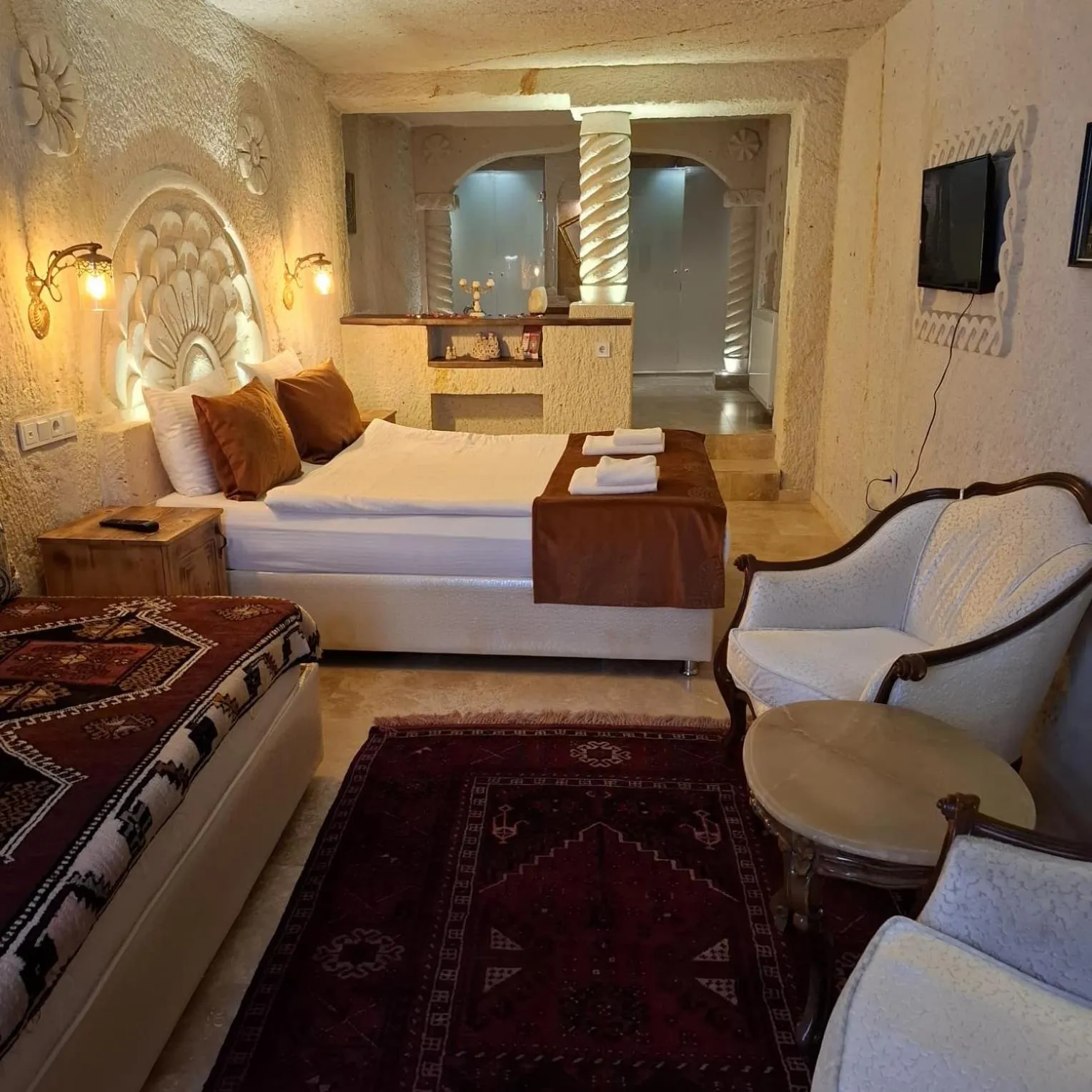 Living room, Bed in Tatlı Kaya Otel