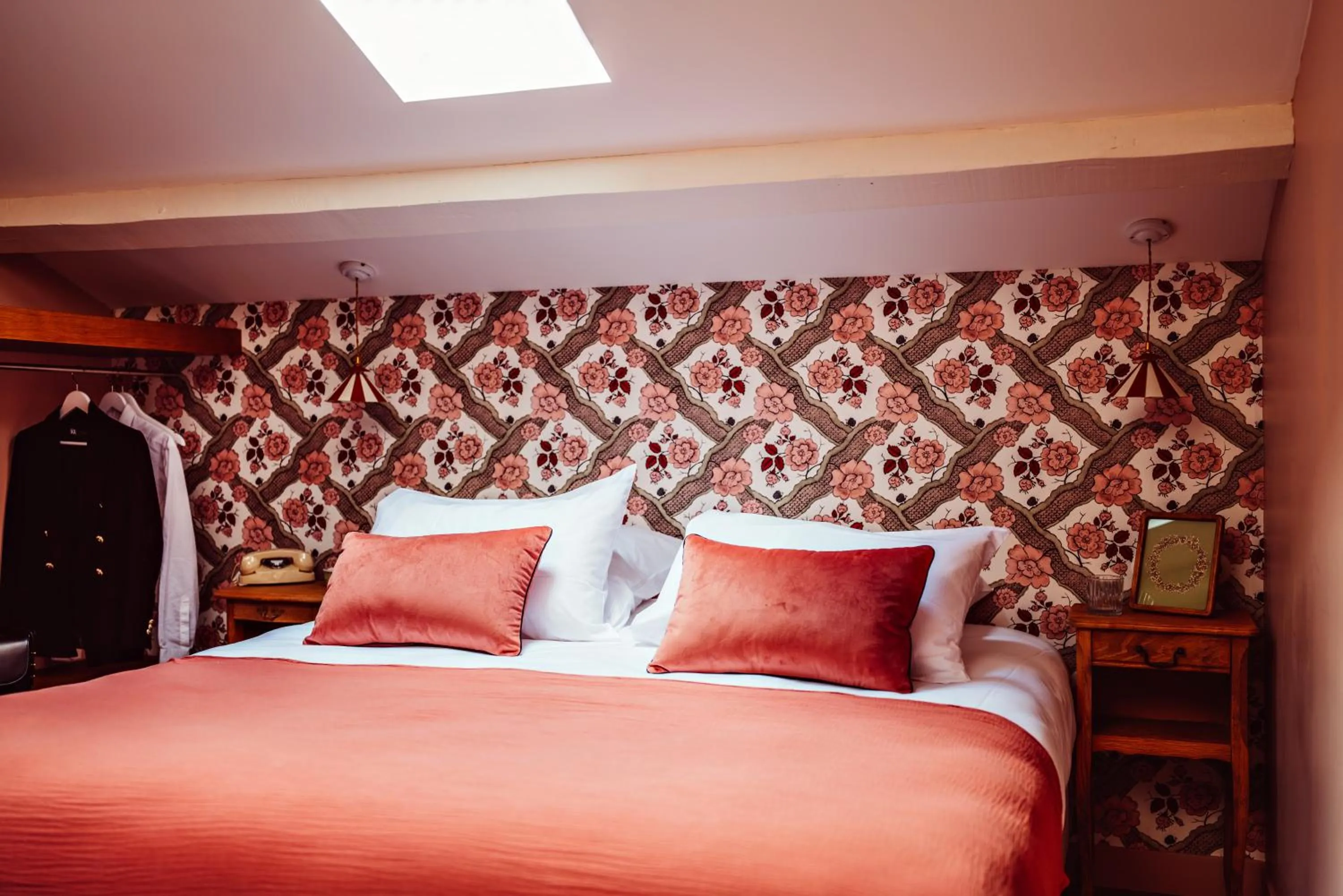 Bed in Hôtel Maison Lacassagne Lyon