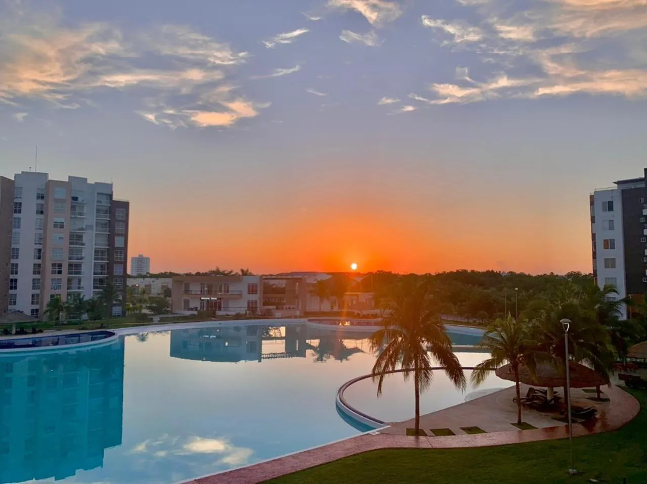 Swimming pool in Apartment for rent in Cancun