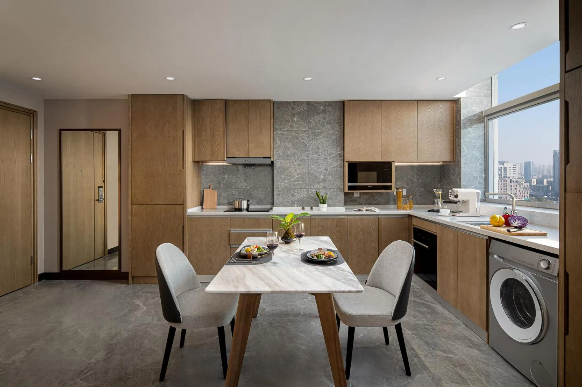 Kitchen or kitchenette in Ascott New District Wuxi