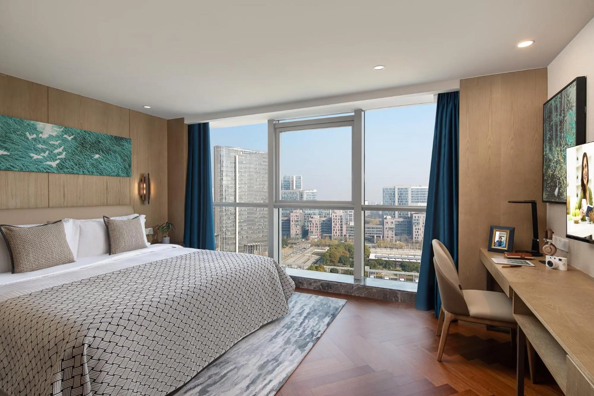 Bedroom, Bed in Ascott New District Wuxi