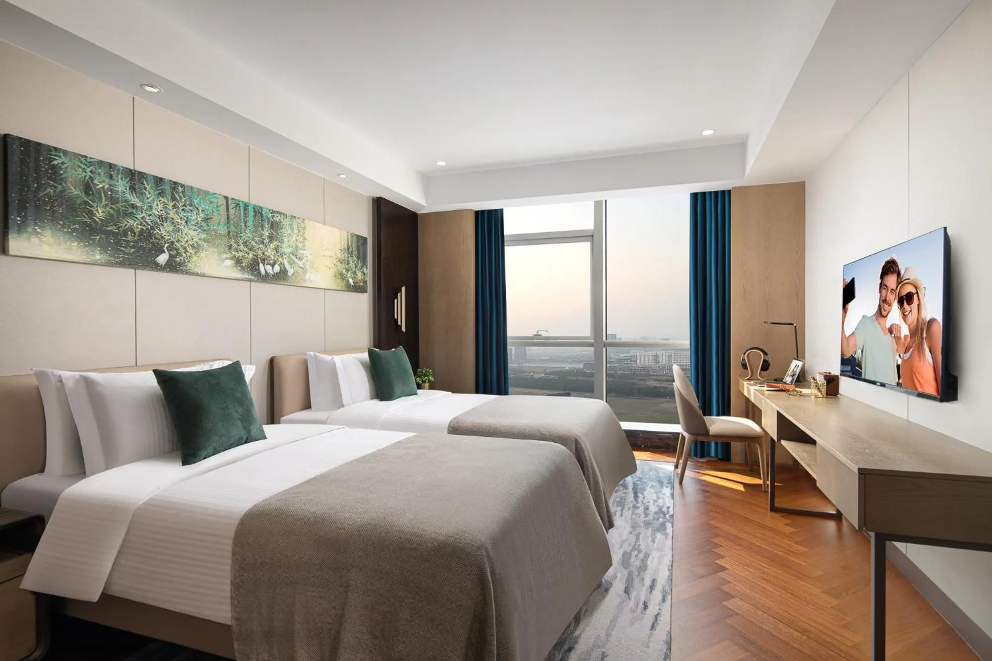 Bedroom, Bed in Ascott New District Wuxi