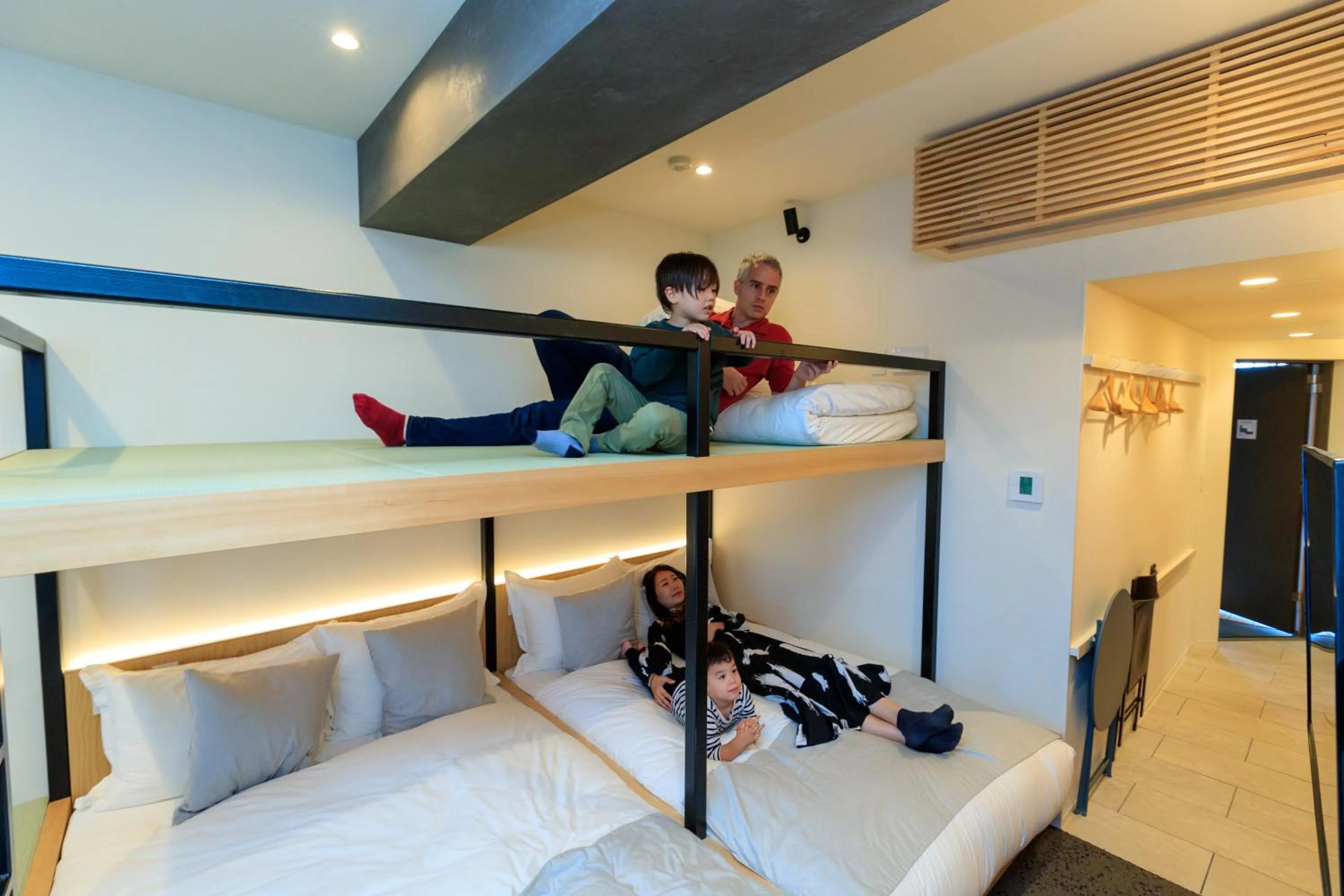 View (from property/room), Bed in Sakura Cross Hotel Ueno Iriya Annex