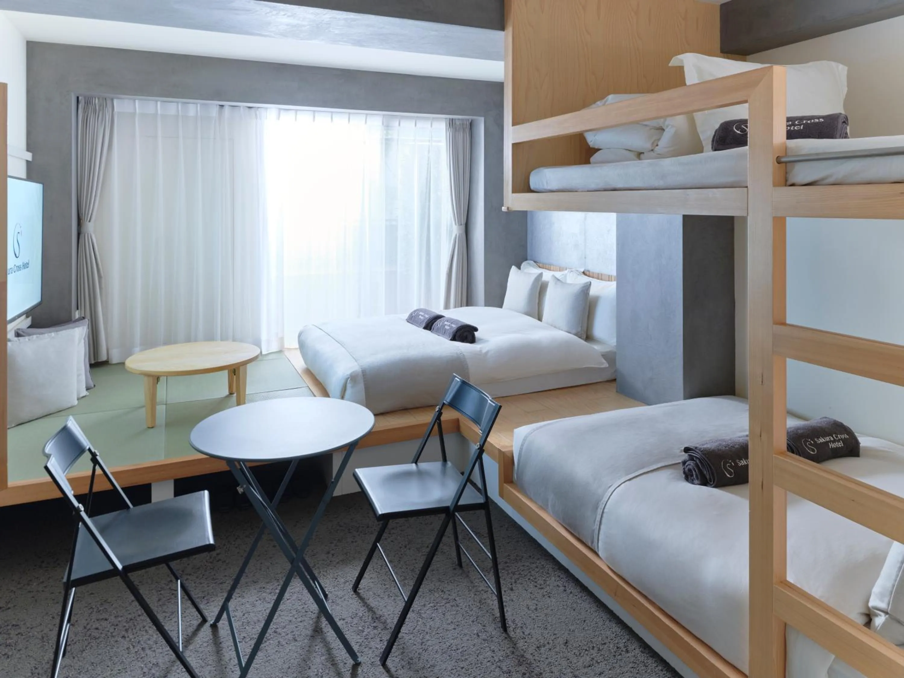 Bed in Sakura Cross Hotel Ueno Iriya Annex