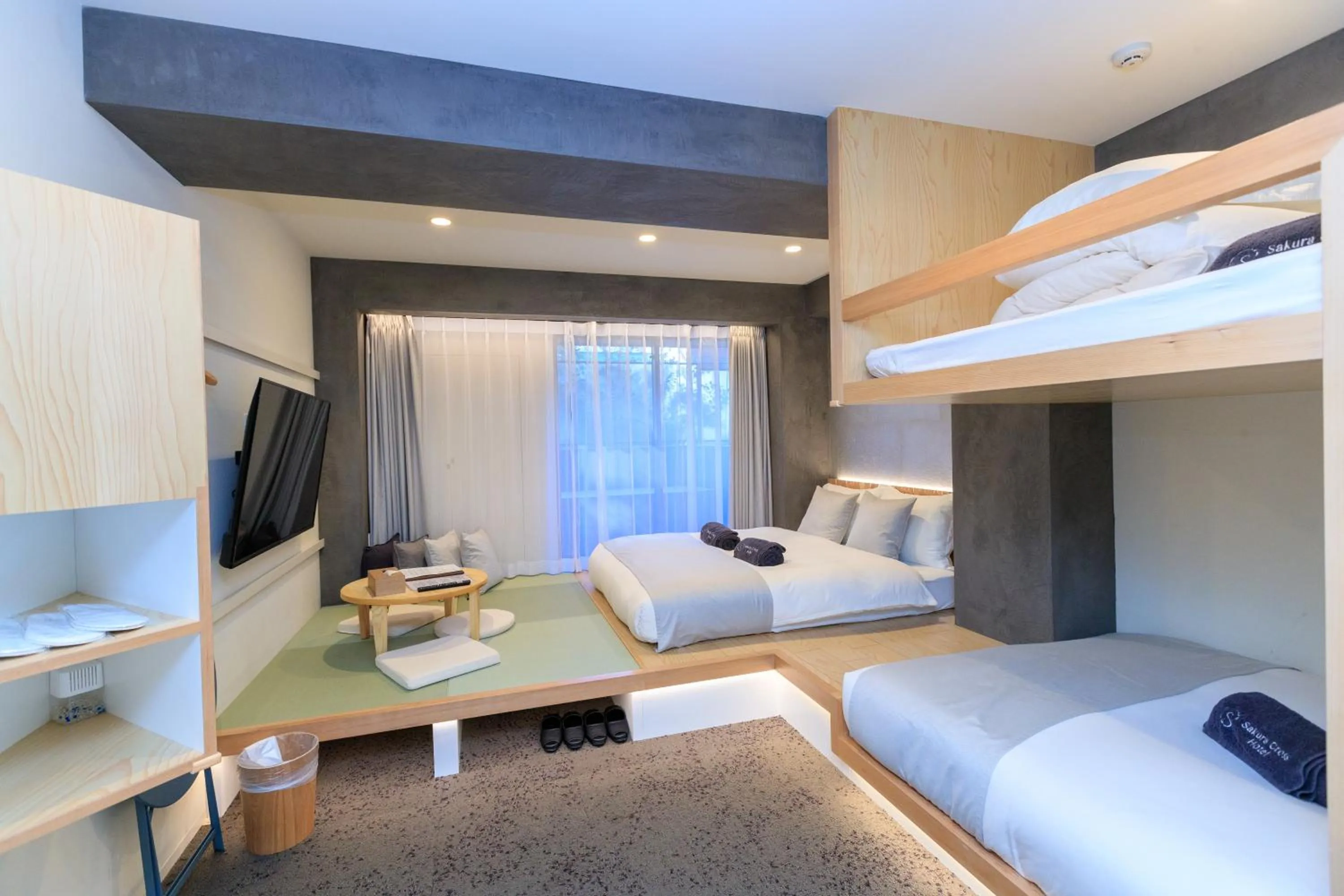 Photo of the whole room, Bed in Sakura Cross Hotel Ueno Iriya Annex