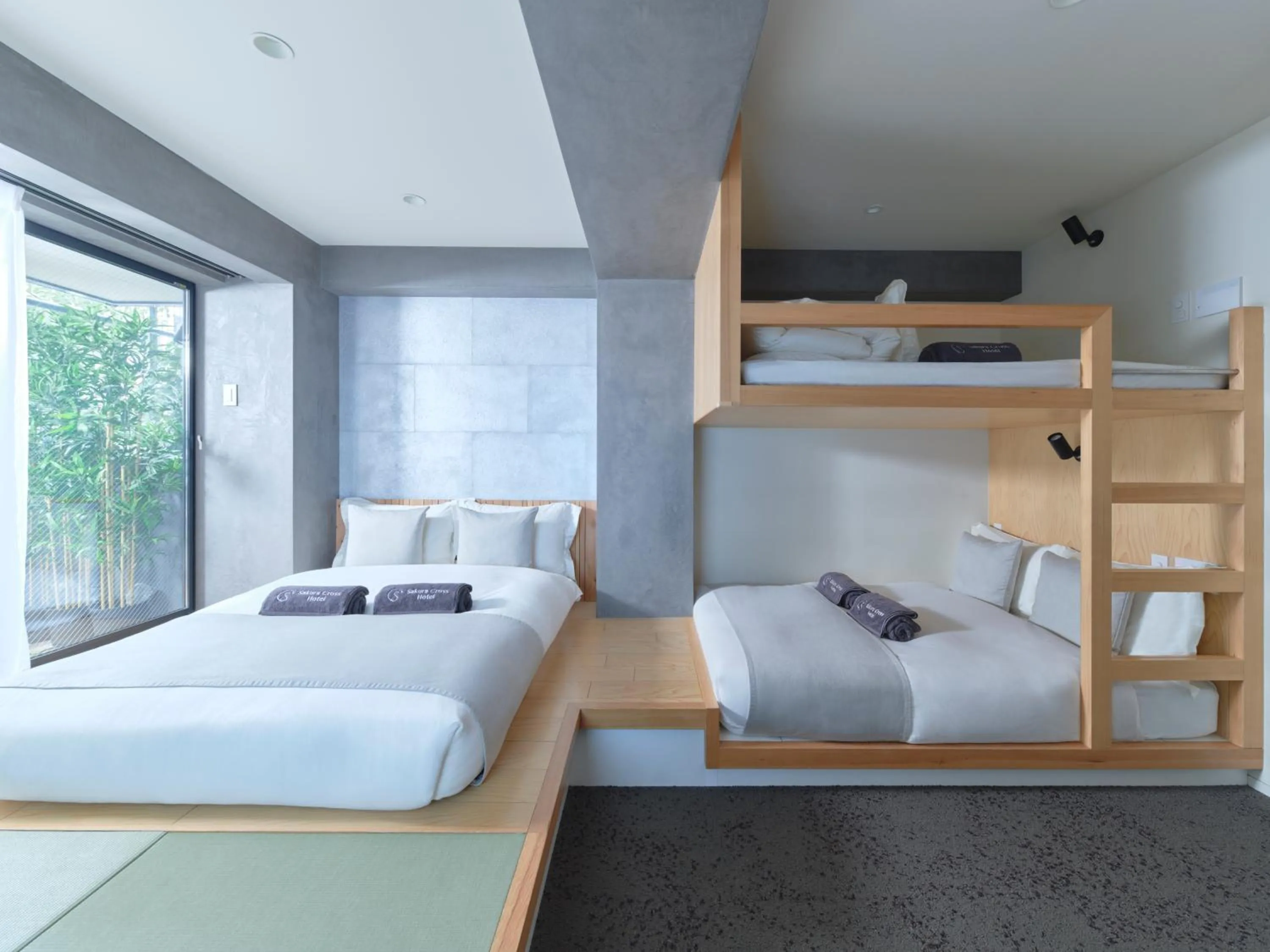 Photo of the whole room, Bed in Sakura Cross Hotel Ueno Iriya Annex