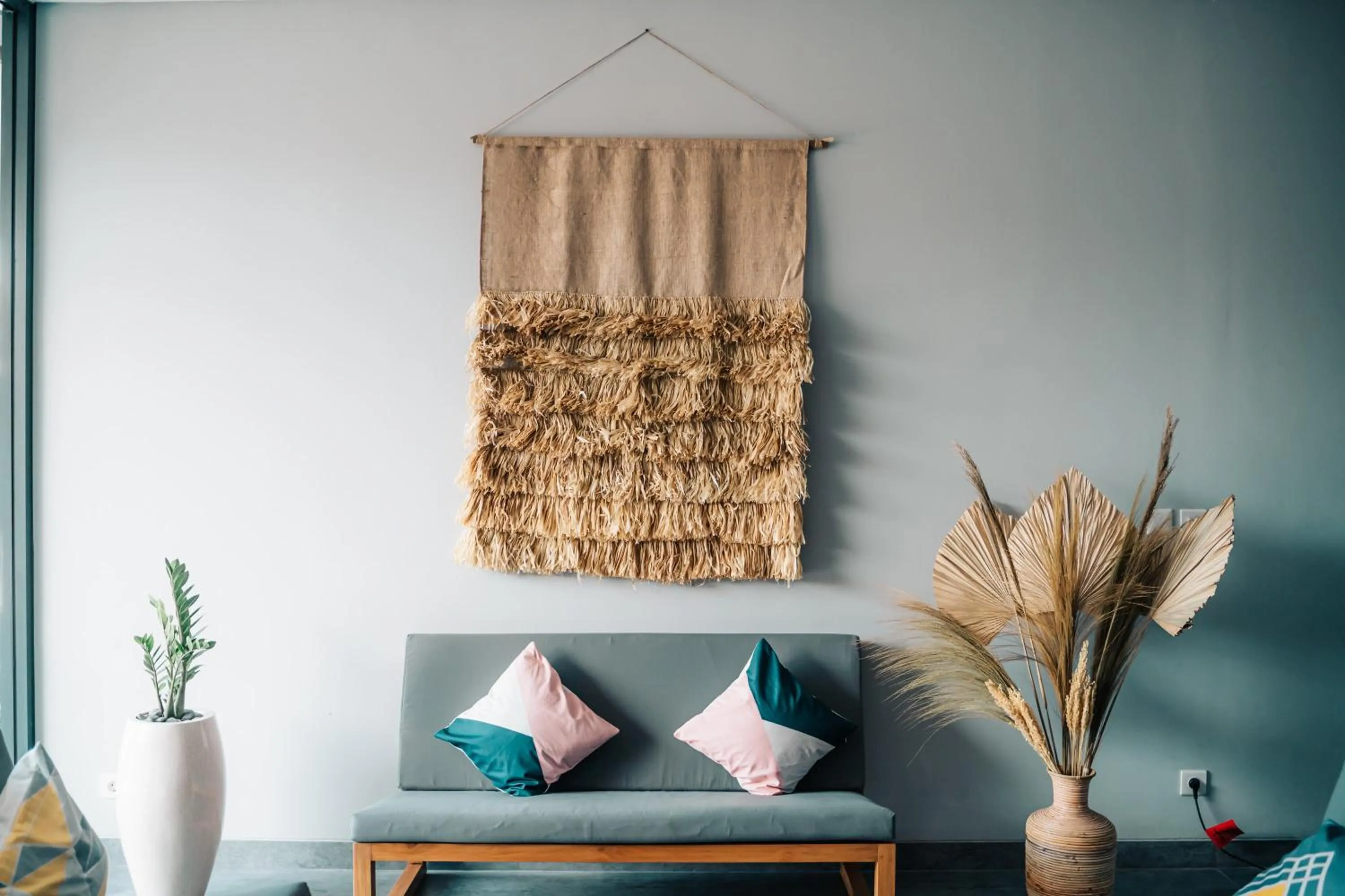 Seating area in Bestah Coliving