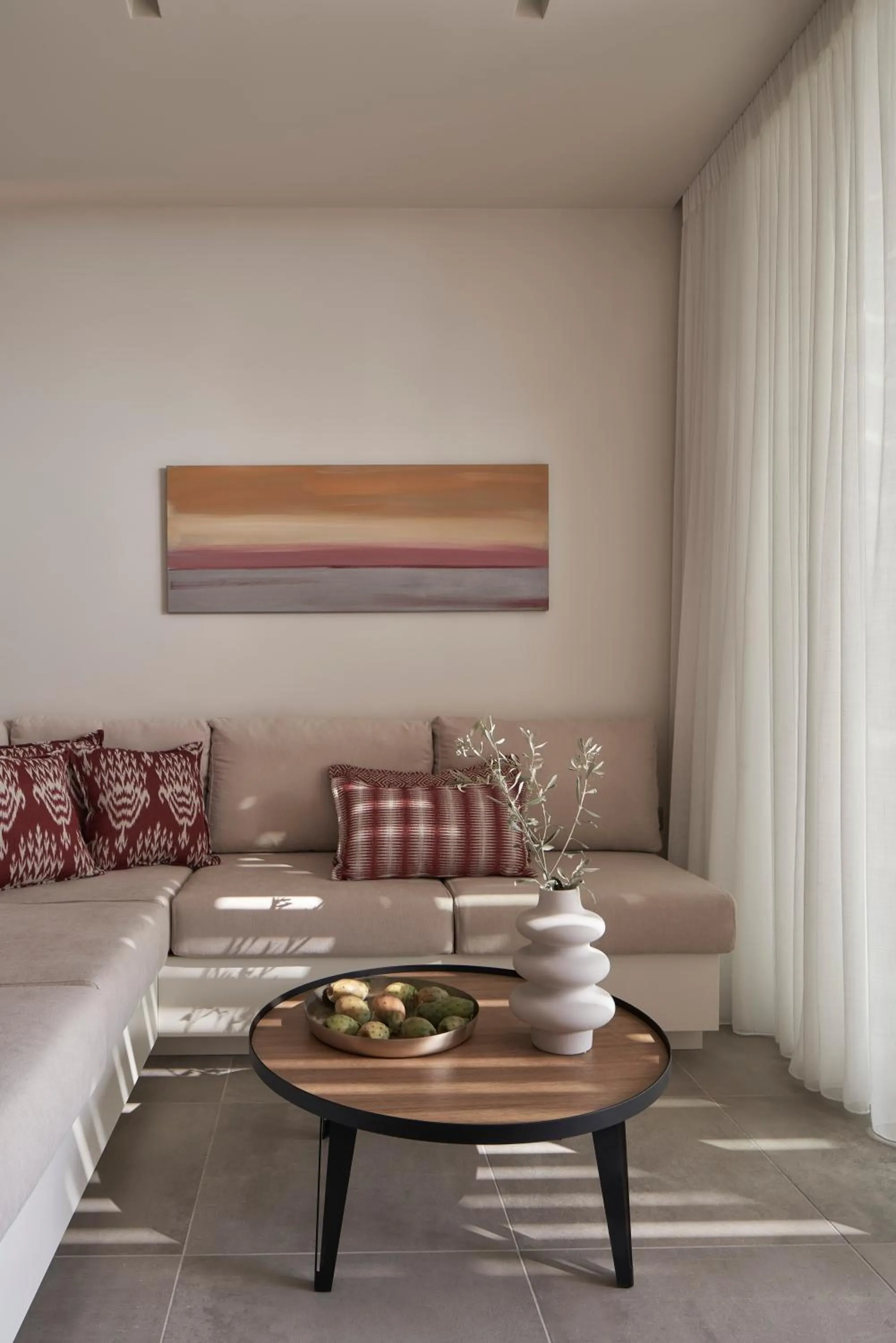 Living room in Celestial All Suites