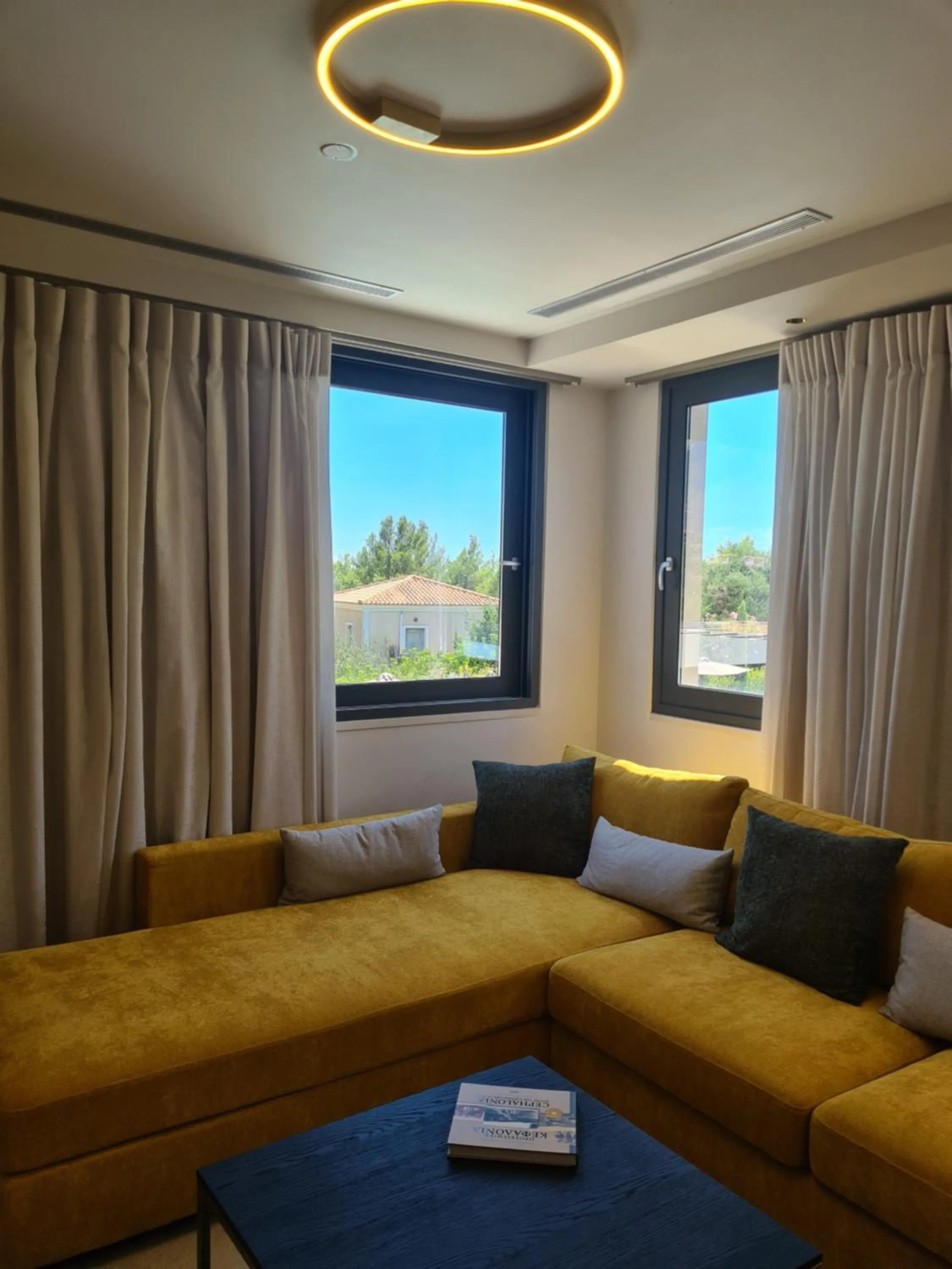 Seating area in Celestial All Suites