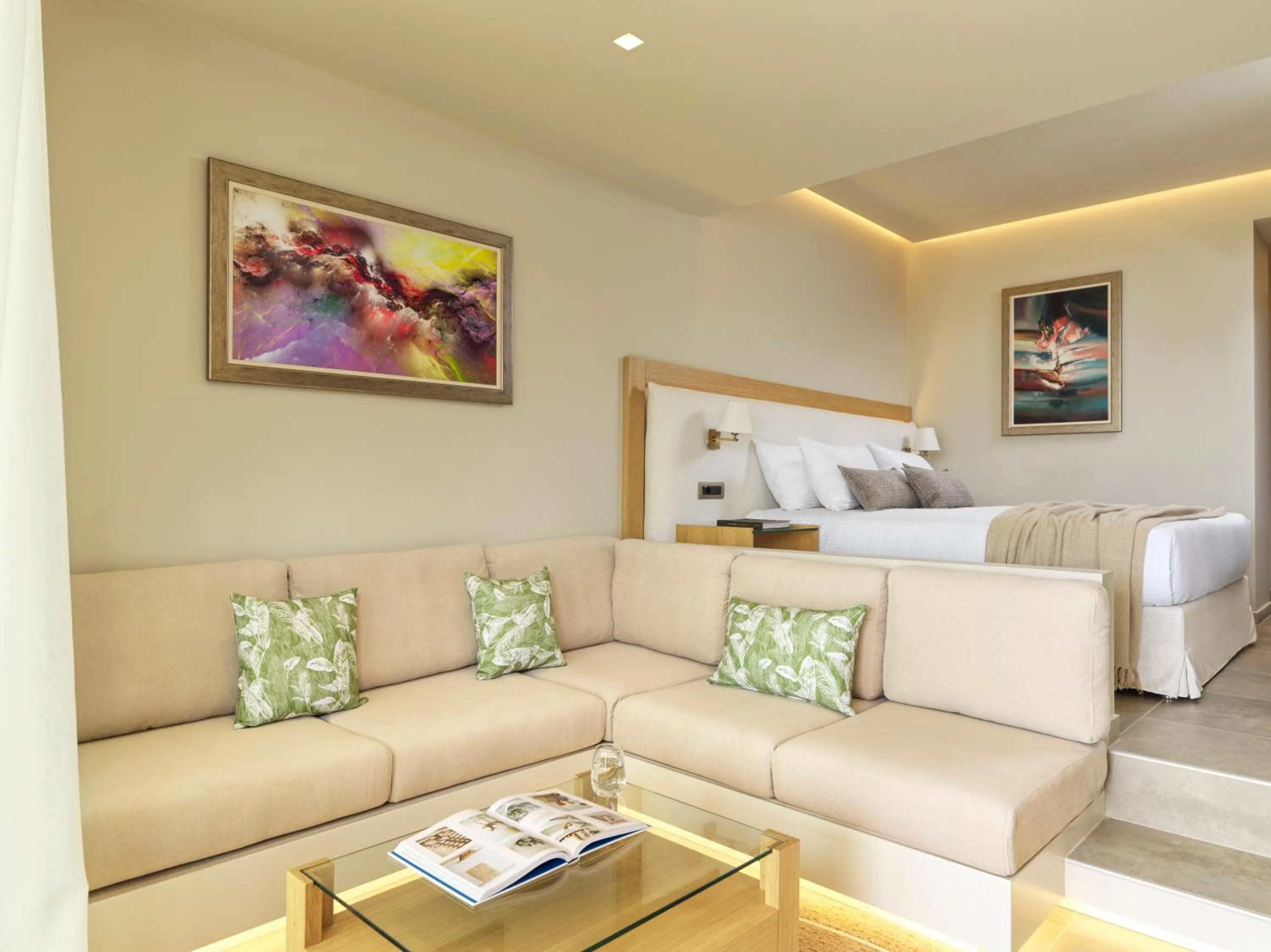 Bed in Celestial All Suites