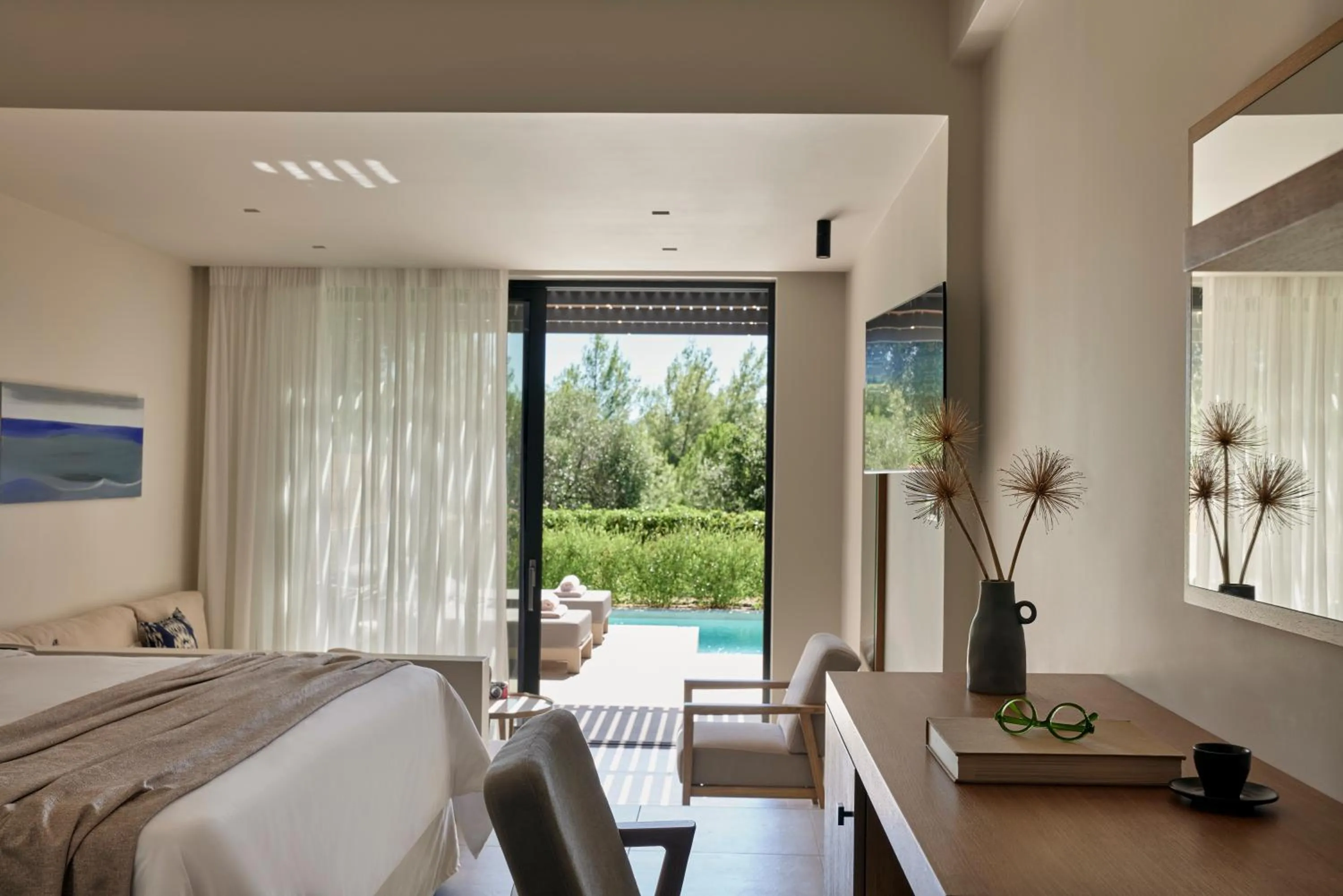 Bedroom, Bed in Celestial All Suites