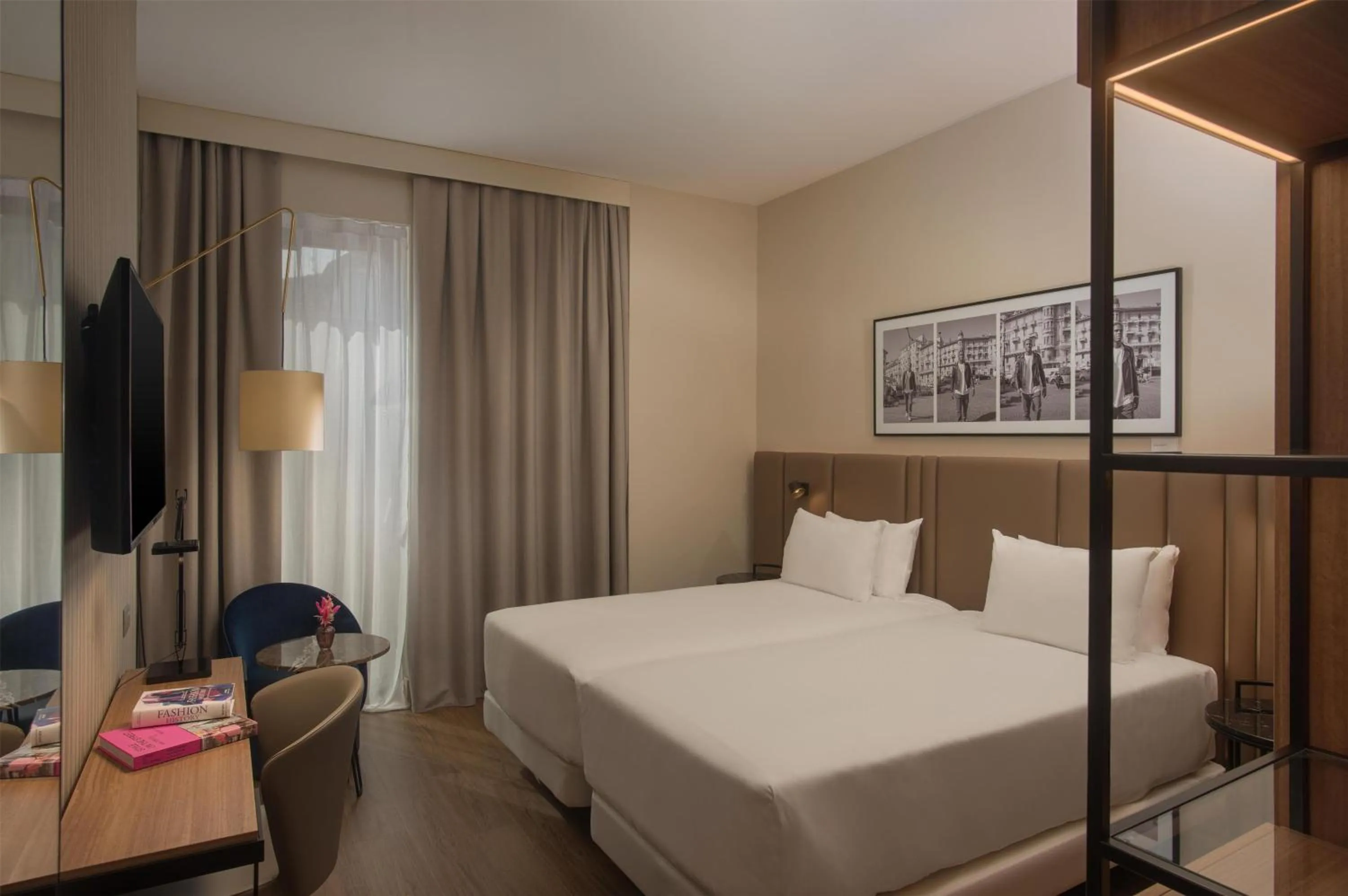 Bedroom, Bed in NH Milano Corso Buenos Aires