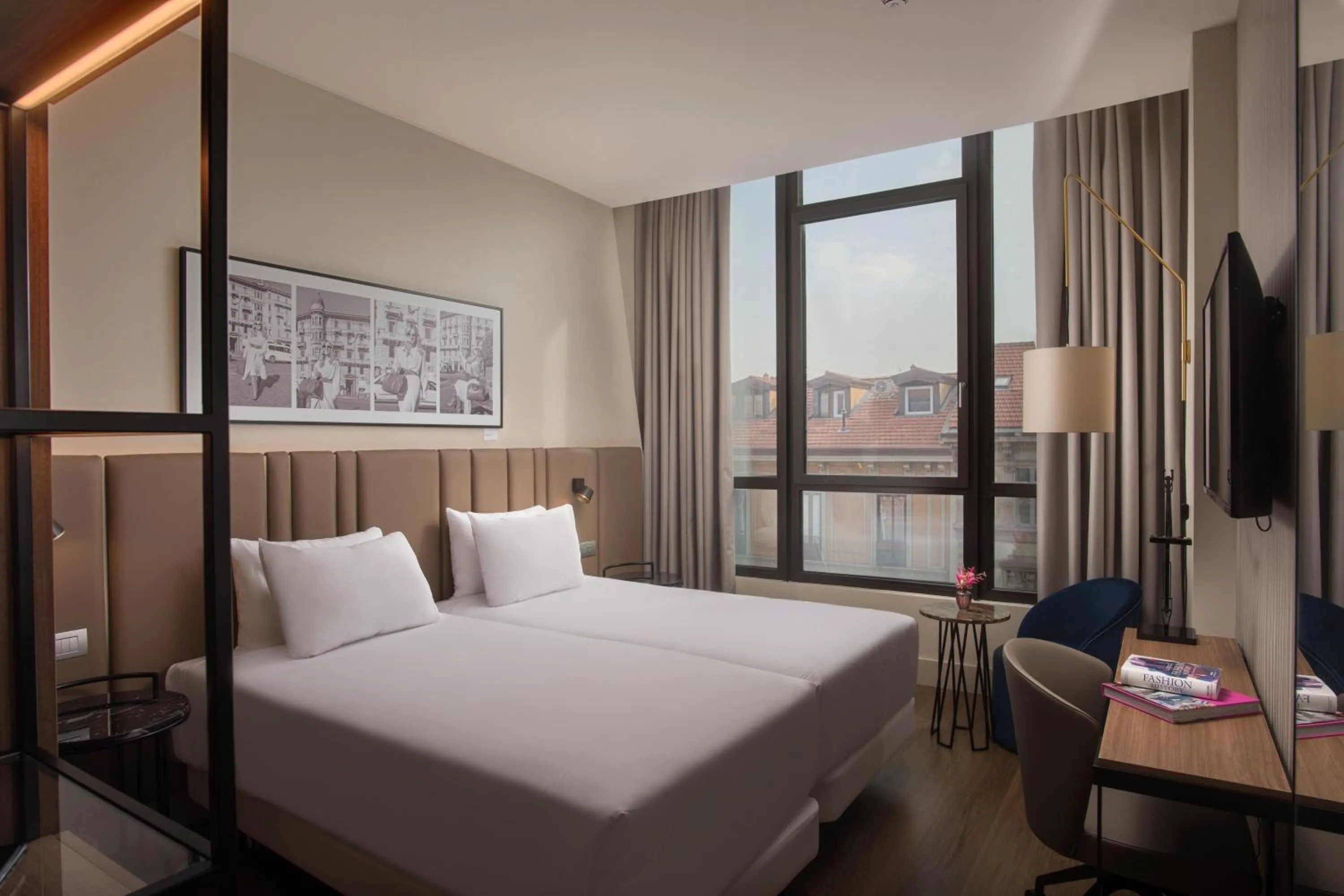 Bedroom, Bed in NH Milano Corso Buenos Aires