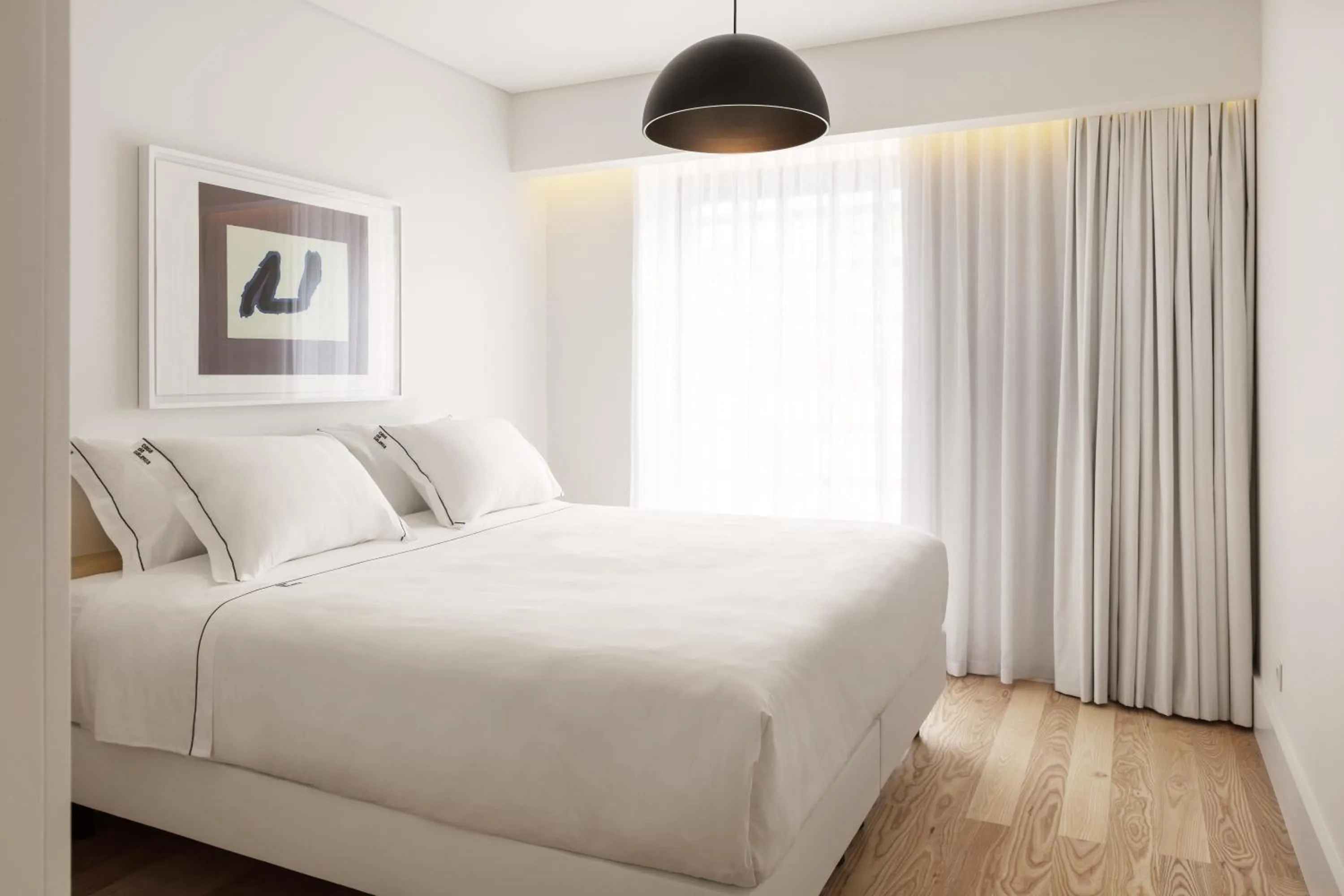 Bed in Casa da Galeria - Azores Art of Hosting