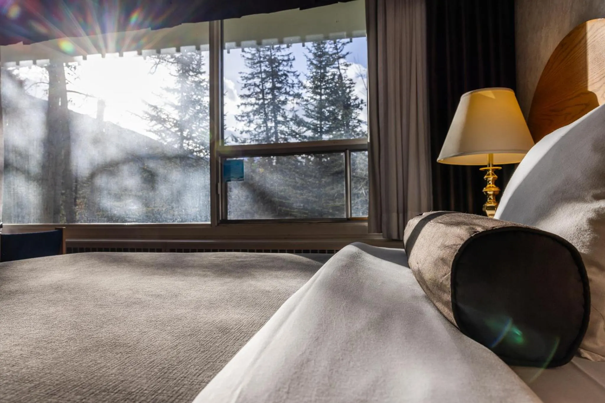 Bed in Bow View Lodge