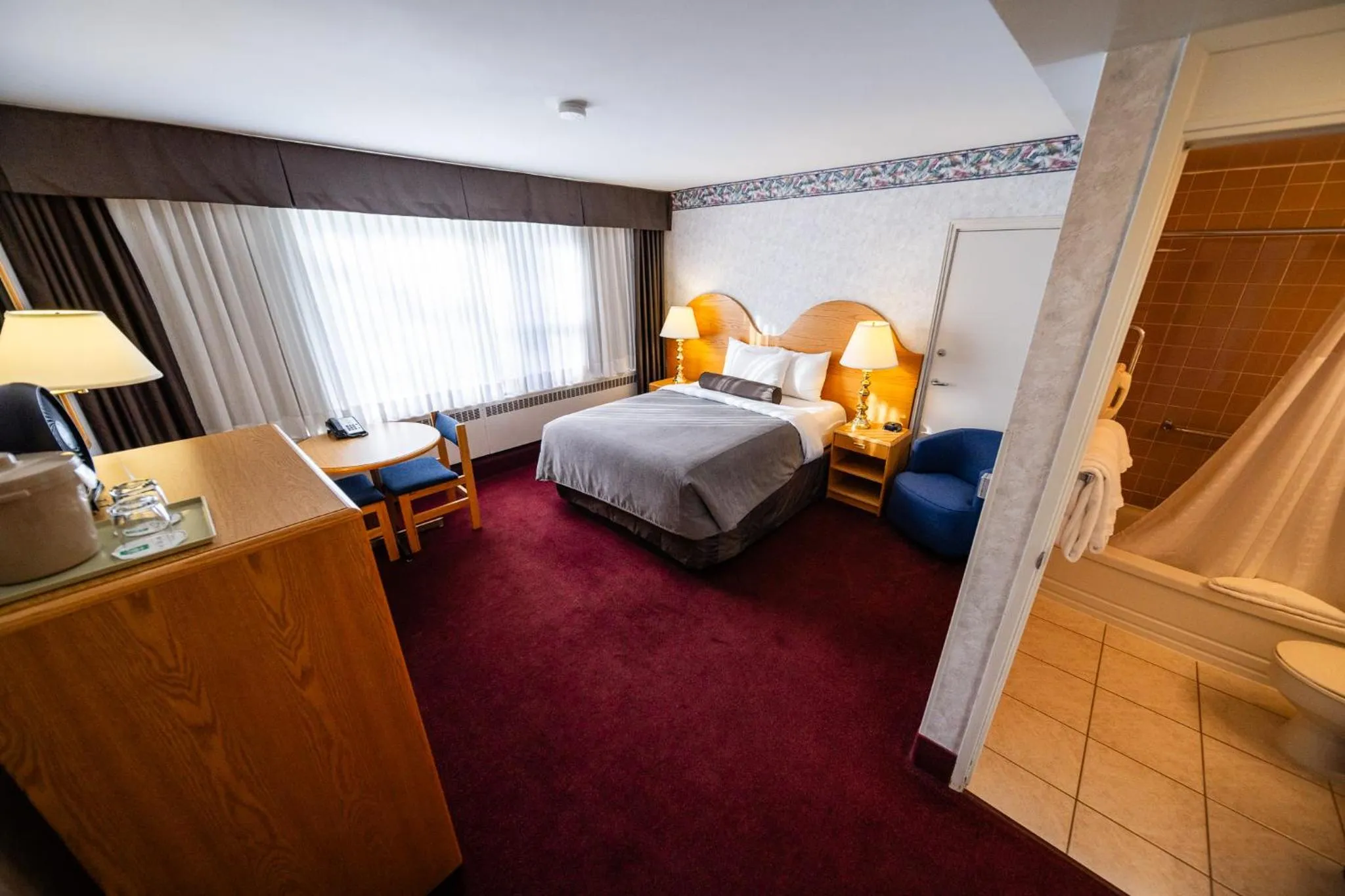 Bed in Bow View Lodge