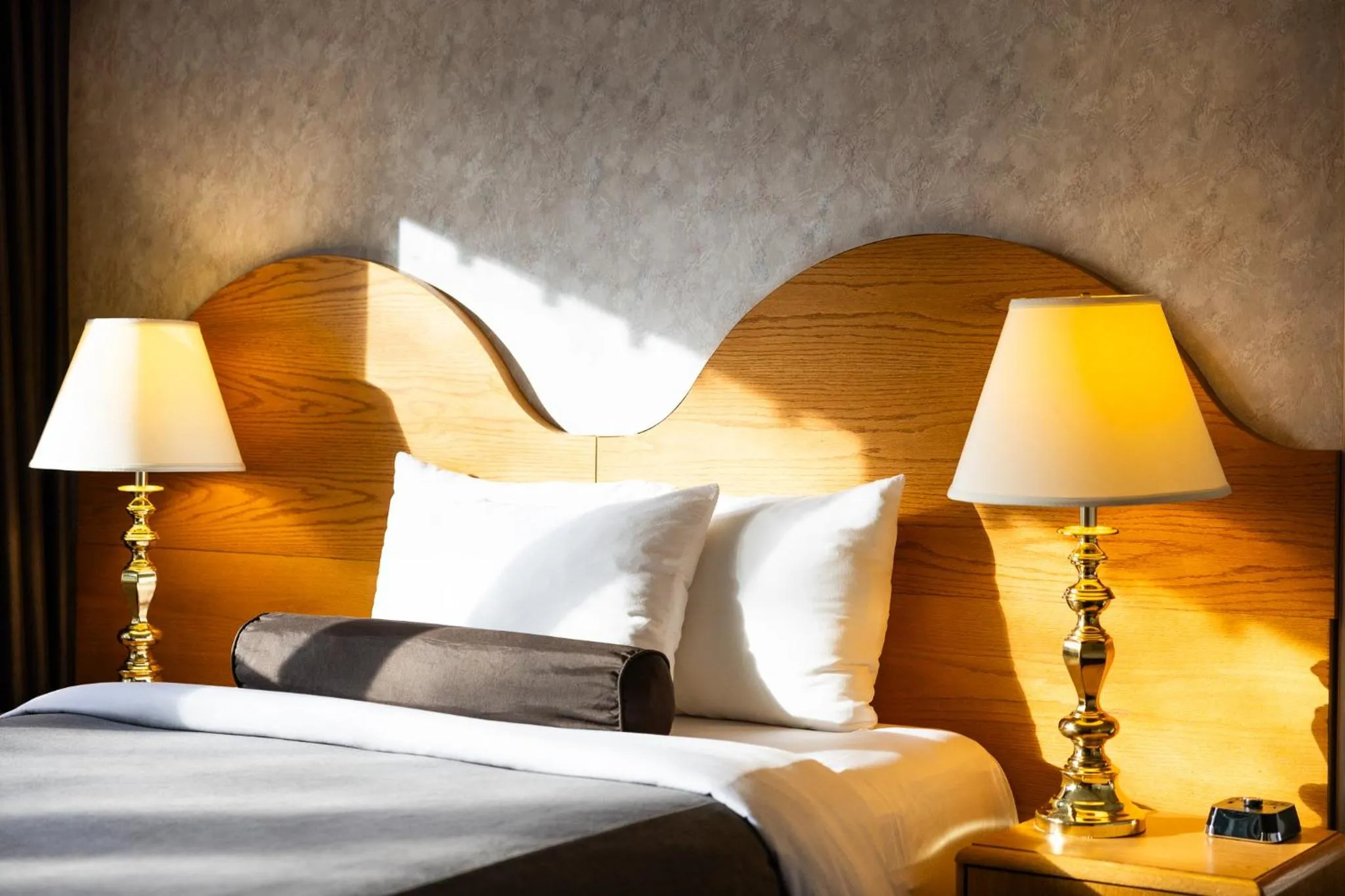 Bed in Bow View Lodge