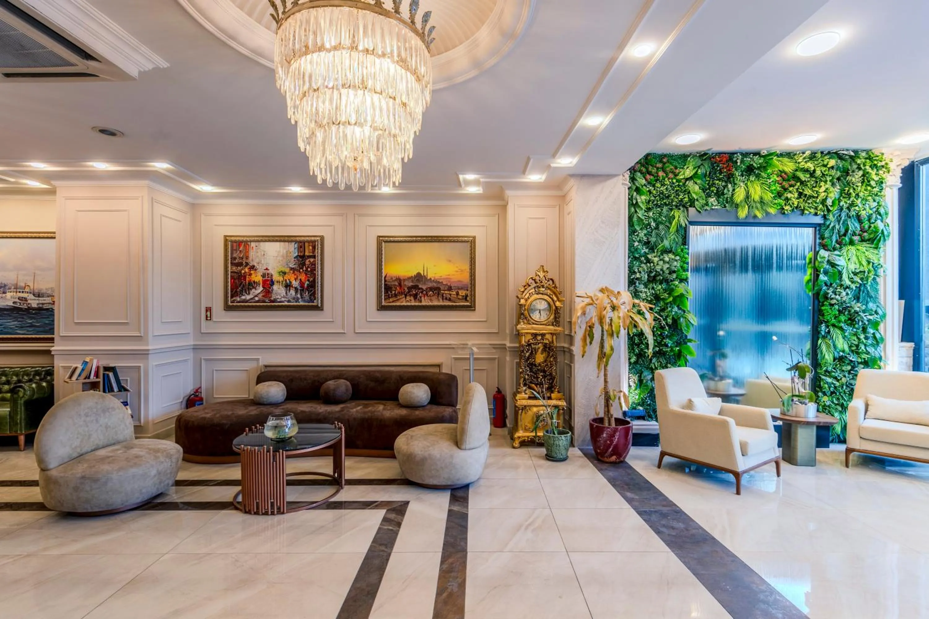 Lobby or reception in Istanbul Old City Topkapi Porta Romanos Hotel Ottoman Heritage