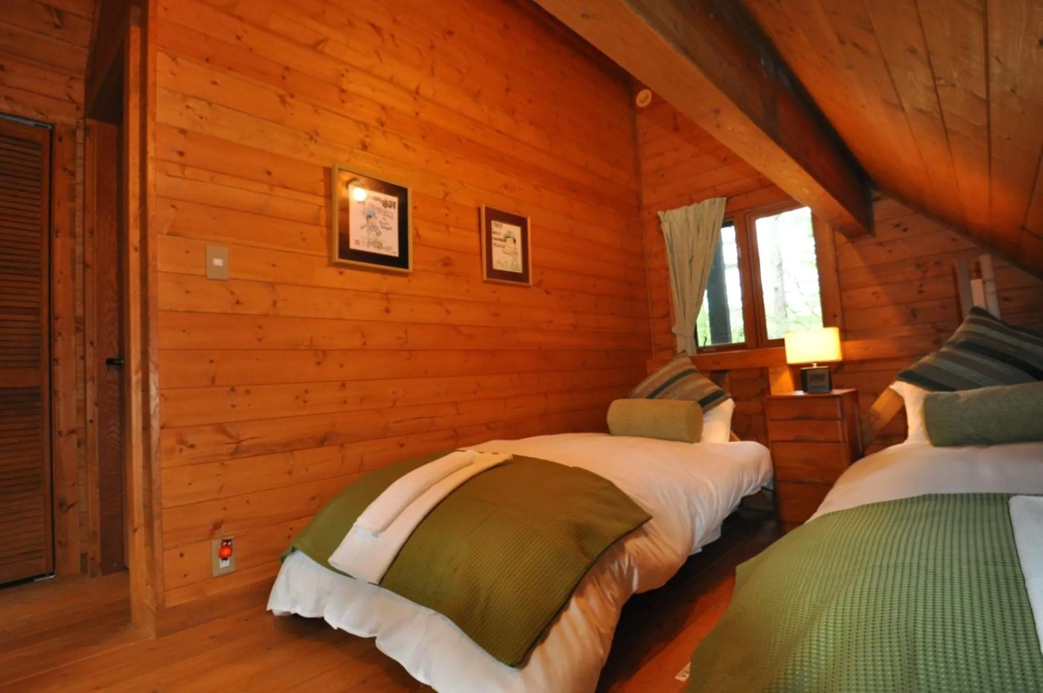 Bed in Big Foot Cabin Hakuba - Vacation STAY 78480v