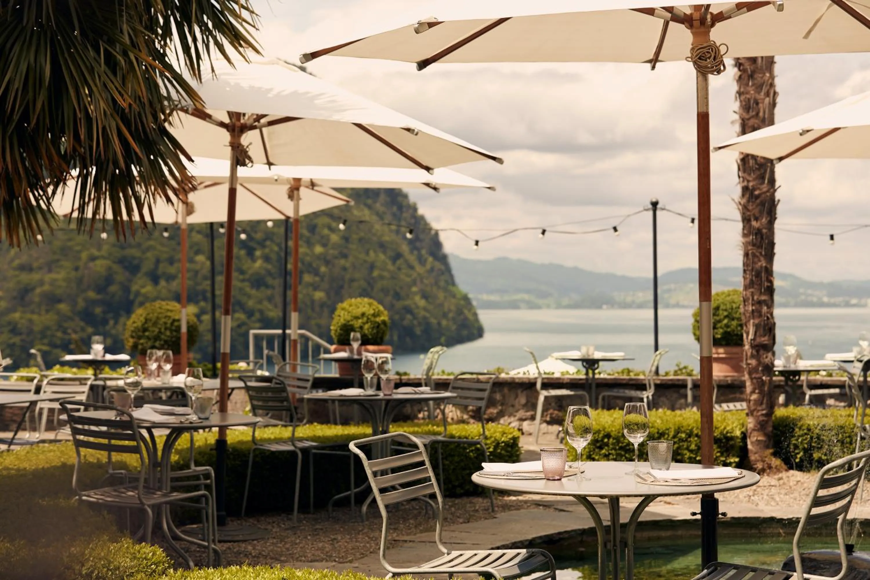 Restaurant/places to eat in See- und Seminarhotel FloraAlpina Vitznau