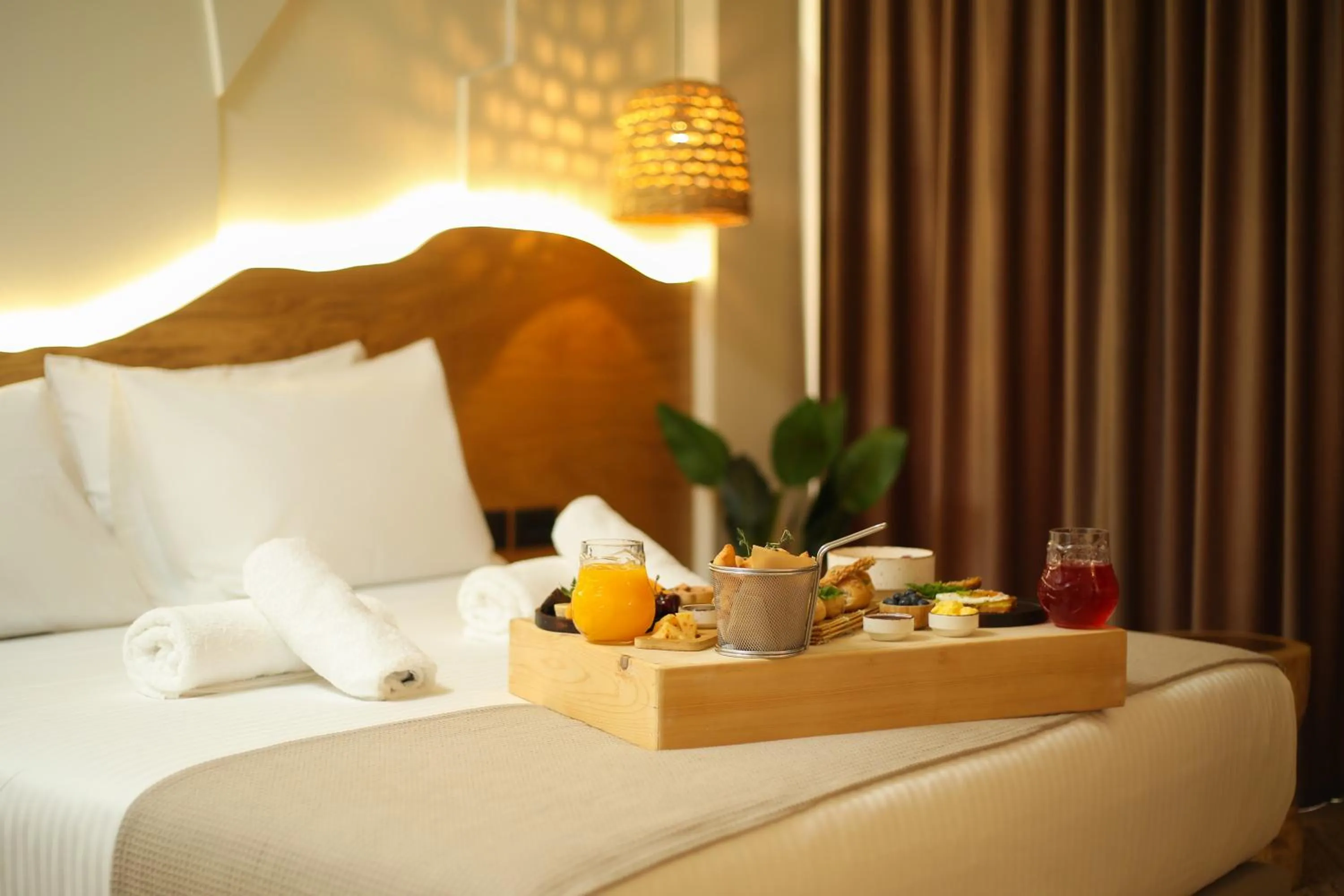 Bed in Hotel Brooklyn Vlore