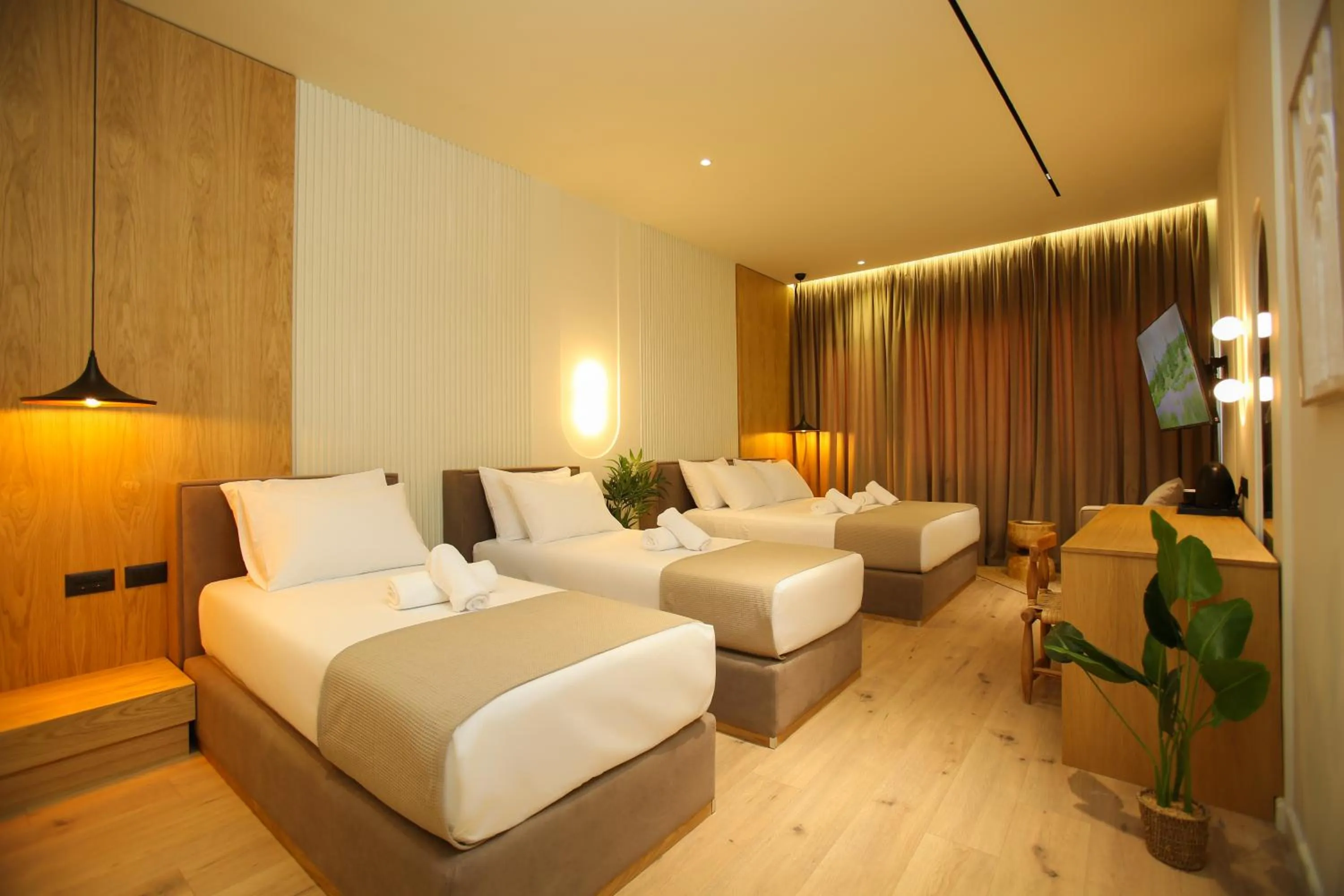 Bed in Hotel Brooklyn Vlore