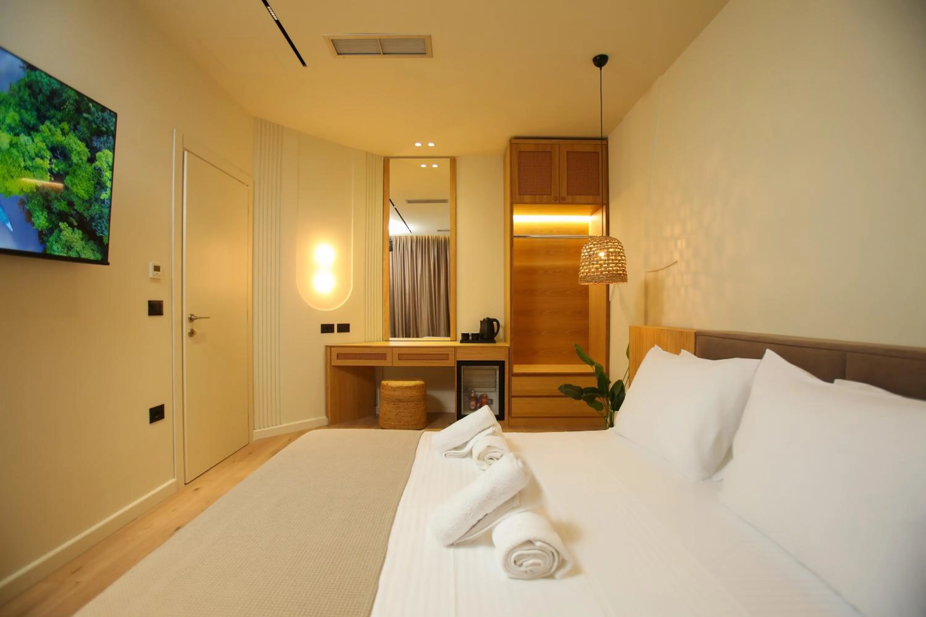 Bed in Hotel Brooklyn Vlore