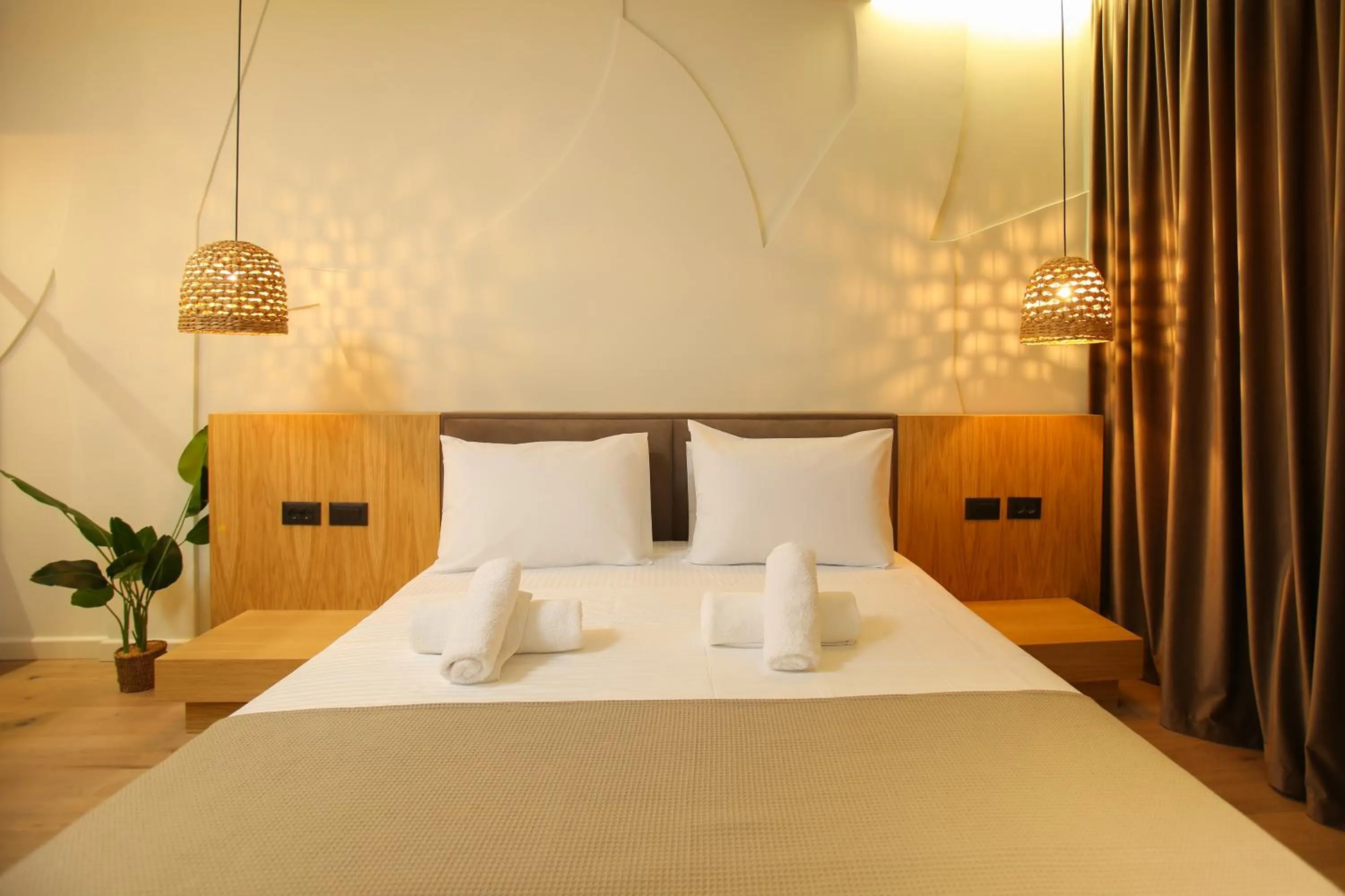 Bed in Hotel Brooklyn Vlore