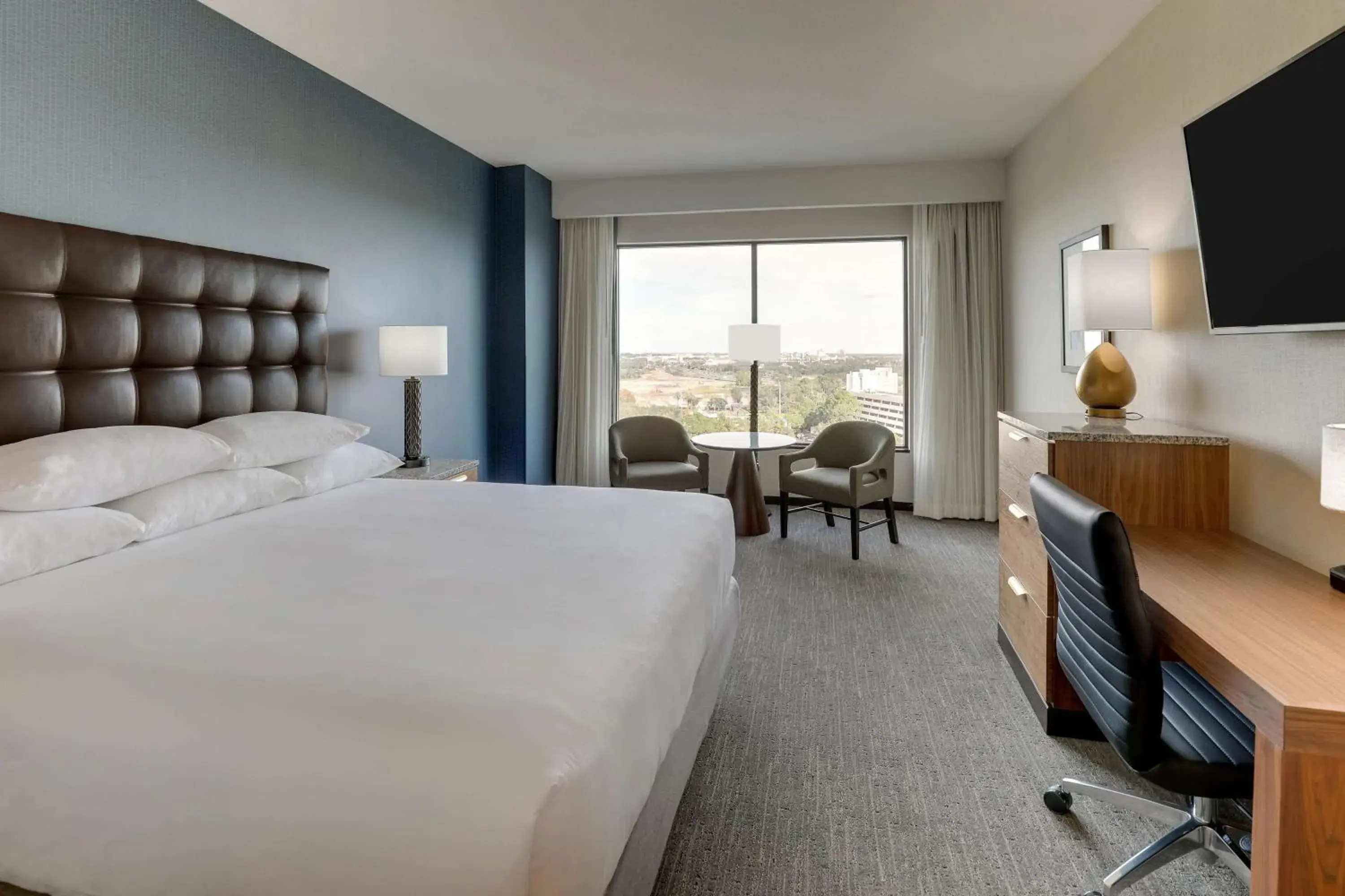 Deluxe King Room with Sofa Bed - Terrace, Nightly views of area fireworks in Drury Plaza Hotel Orlando - Disney Springs Area Deluxe King Room with Sofa Bed - Terrace, Nightly views of area fireworks in Drury Plaza Hotel Orlando - Disney Springs Area