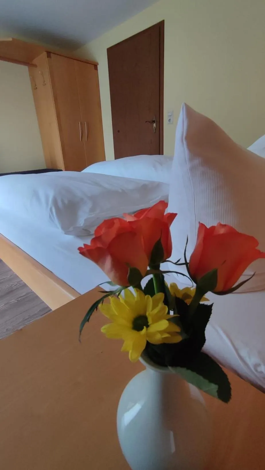 Bed in Hotel Freihof