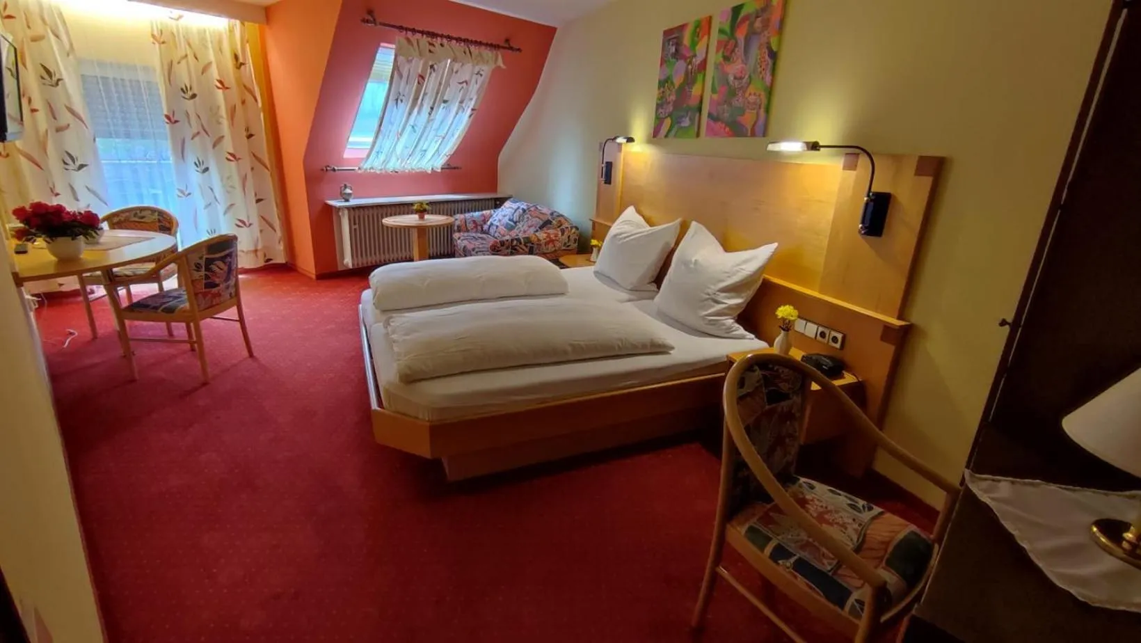 Bed in Hotel Freihof