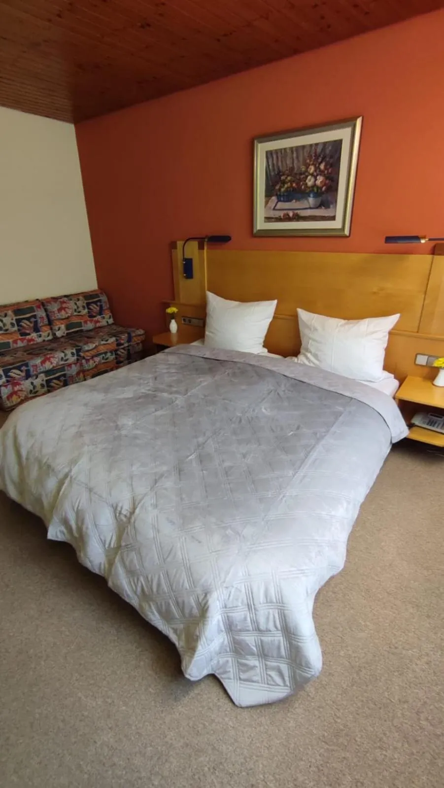 Bed in Hotel Freihof