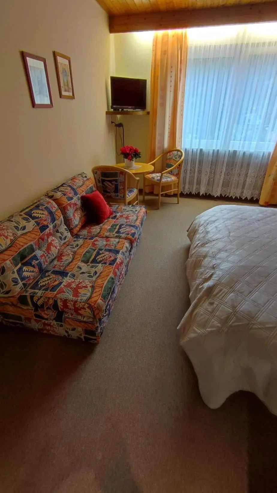 Bed in Hotel Freihof