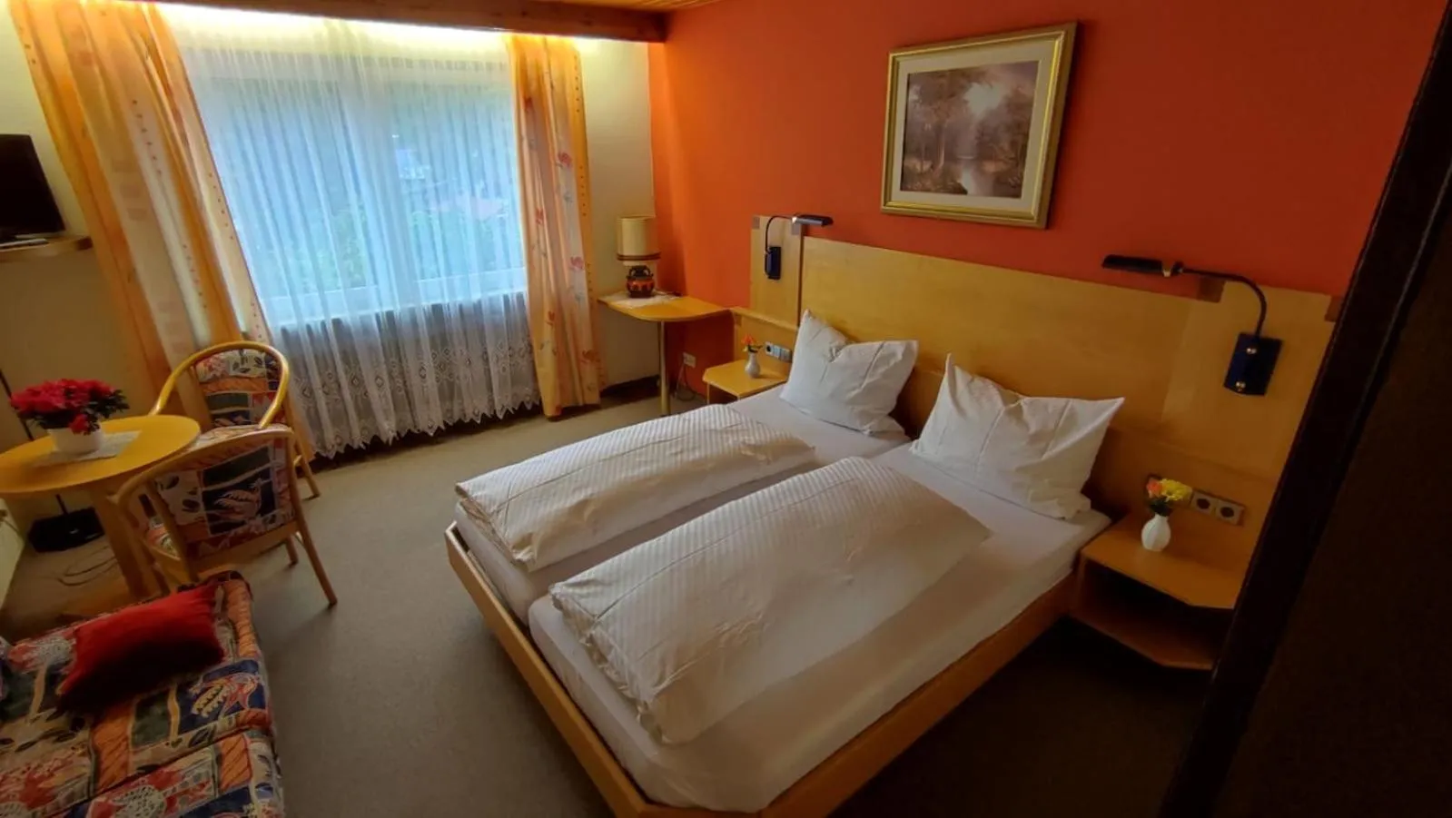 Bed in Hotel Freihof