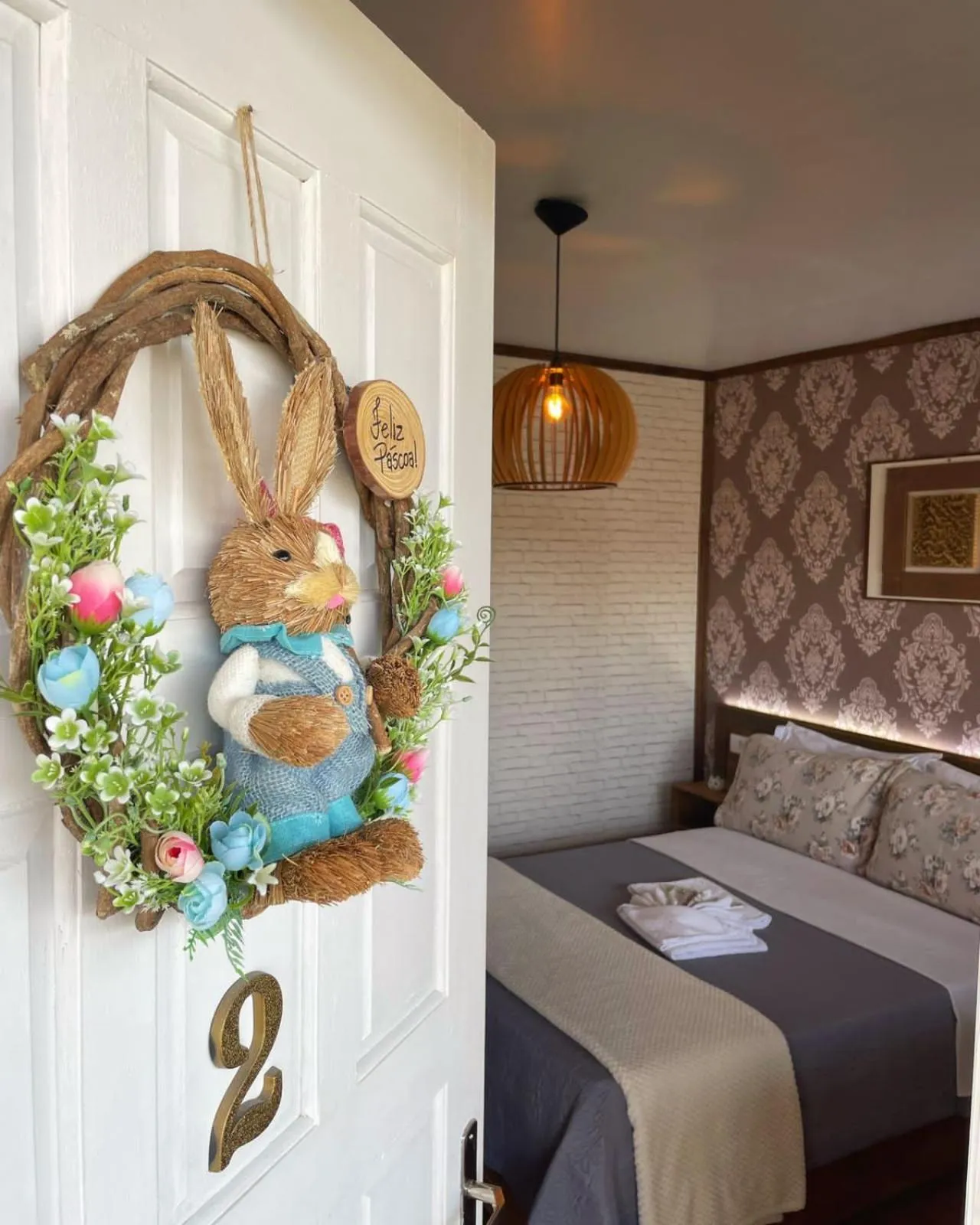 Bed in Hospedagem Souza